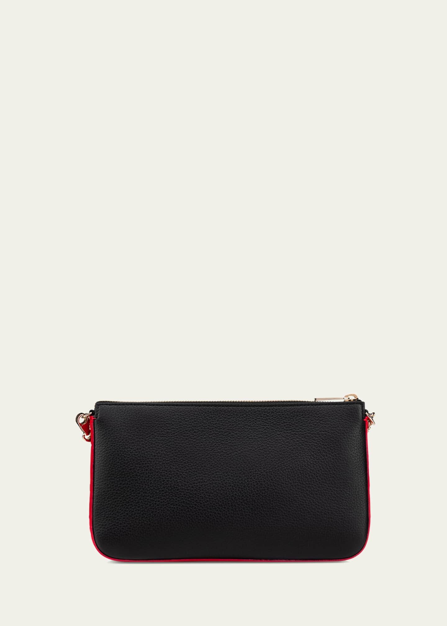 CHRISTIAN LOUBOUTIN black evening bag current season – Loubi, Lou