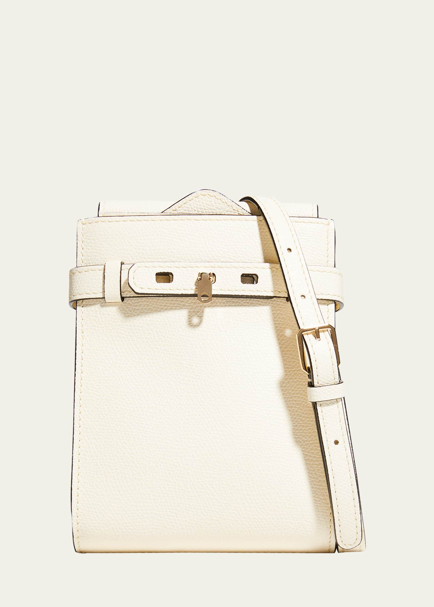 Valextra Bicolor Slim Leather Crossbody Bag Bergdorf Goodman