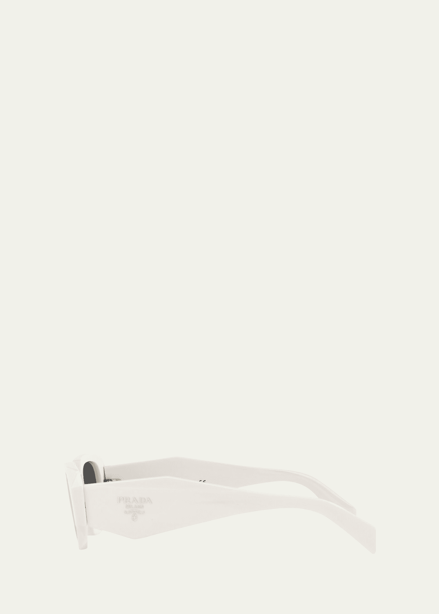 Prada Geometric Rectangle Acetate Sunglasses Image 3 of 3