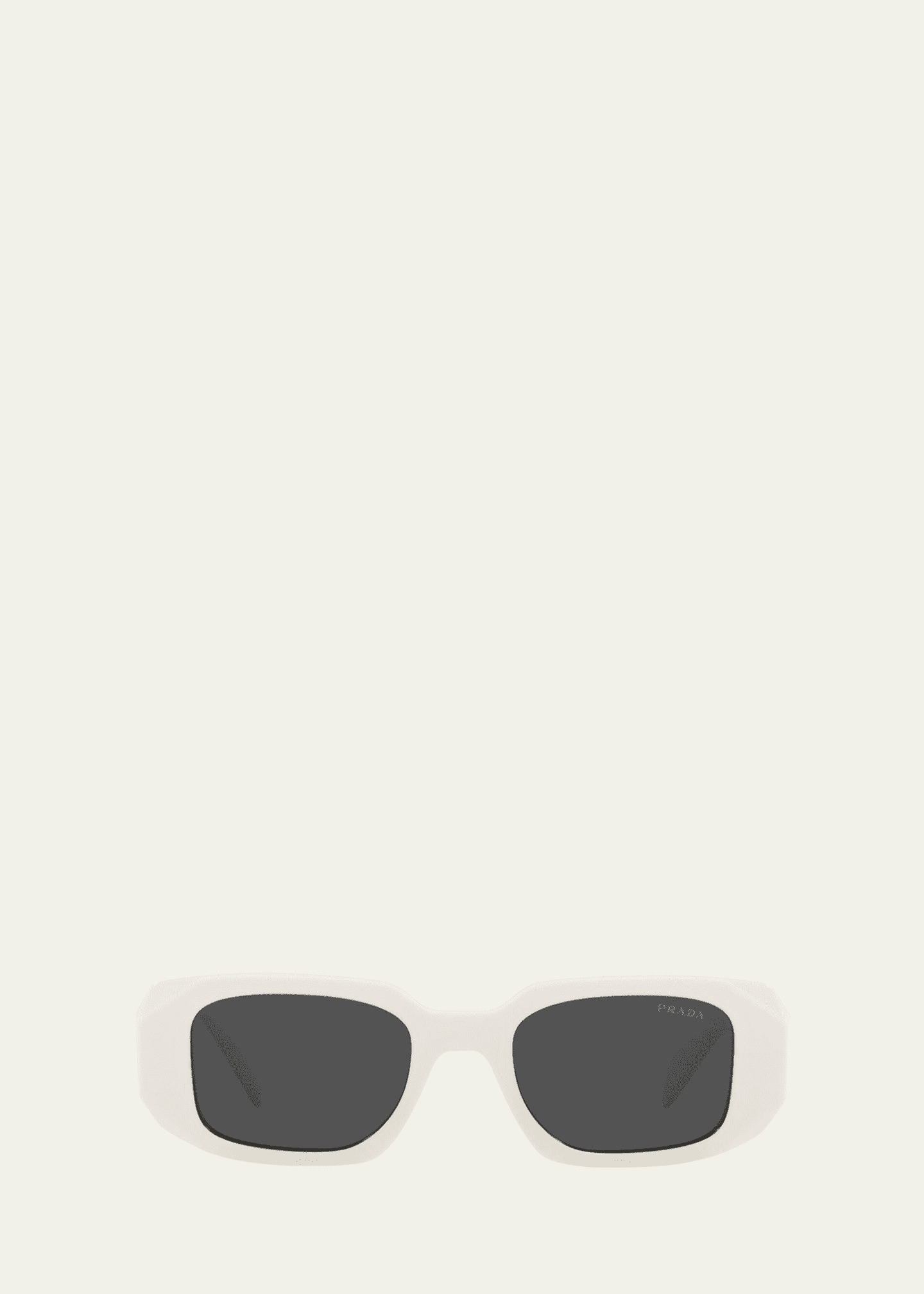 Prada Geometric Rectangle Acetate Sunglasses Image 1 of 3