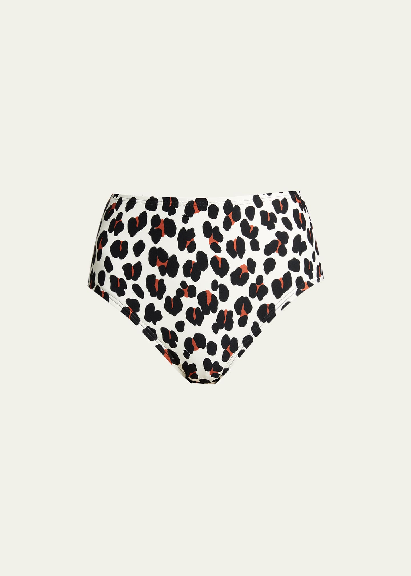 kate spade new york fiji feline high-waist bikini bottoms - Bergdorf Goodman