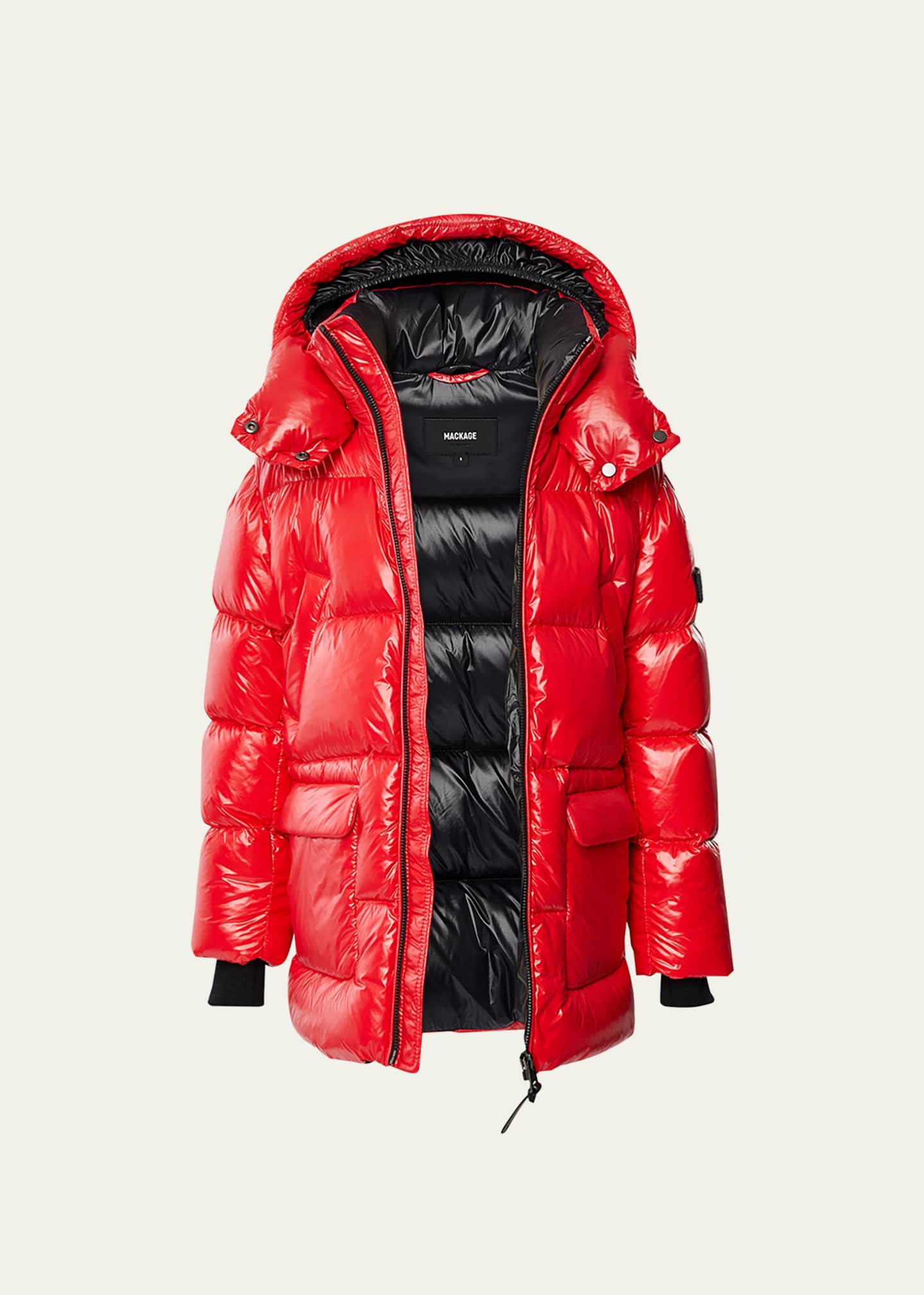 Mackage Kid's Kennie Quilted Logo Jacket, Size 8-14 Image 4 of 5