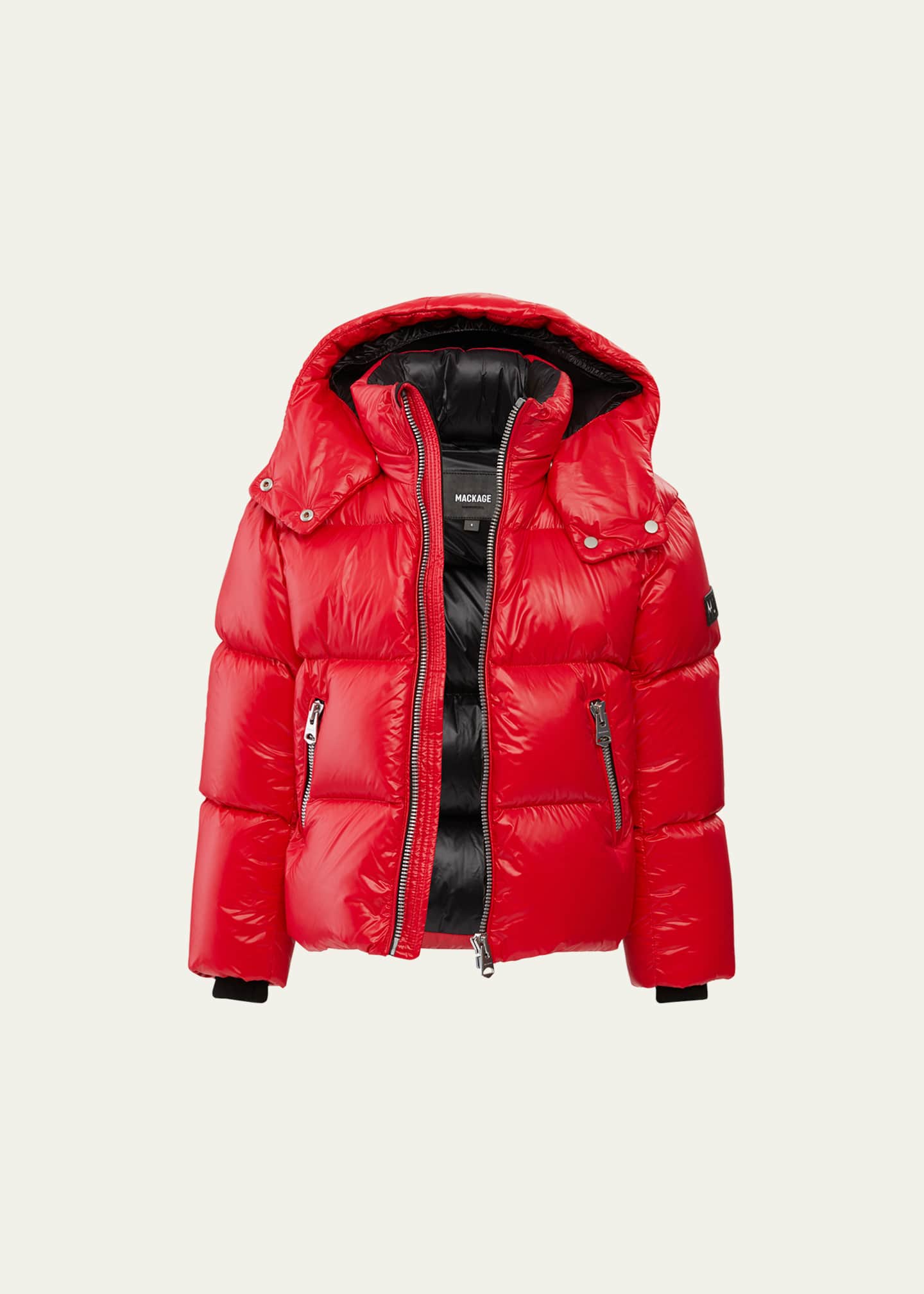 Mackage Kid's Jesse Logo Quilted Jacket, Size 2-6 Image 5 of 5