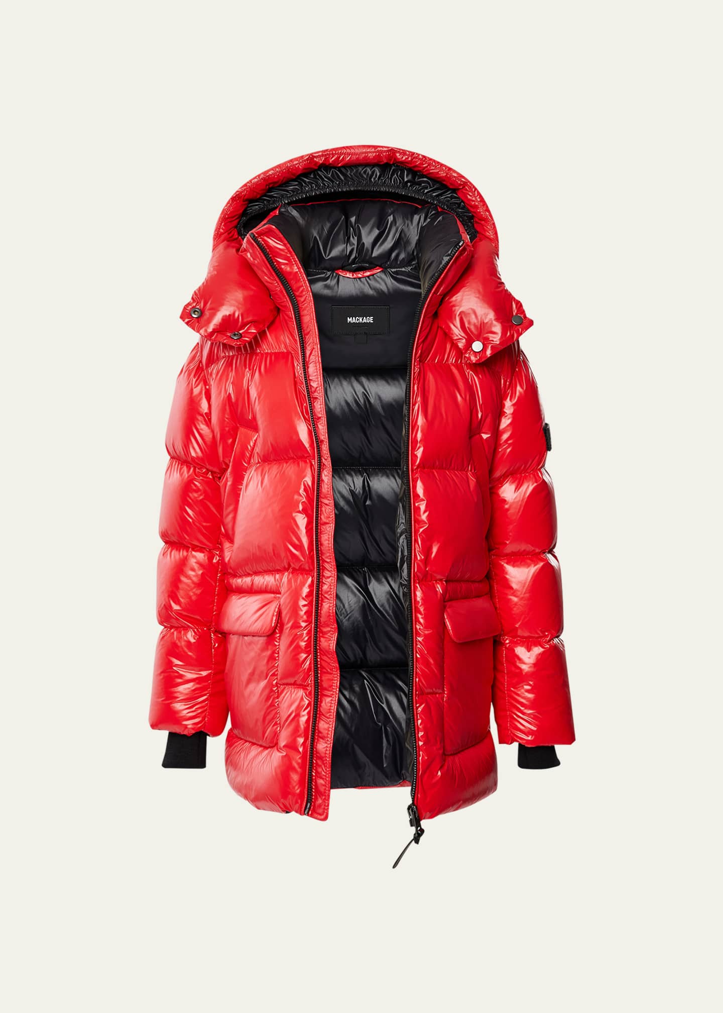 Mackage Kid's Kennie Puffer Hooded Parker, Size 2-6 Image 4 of 5