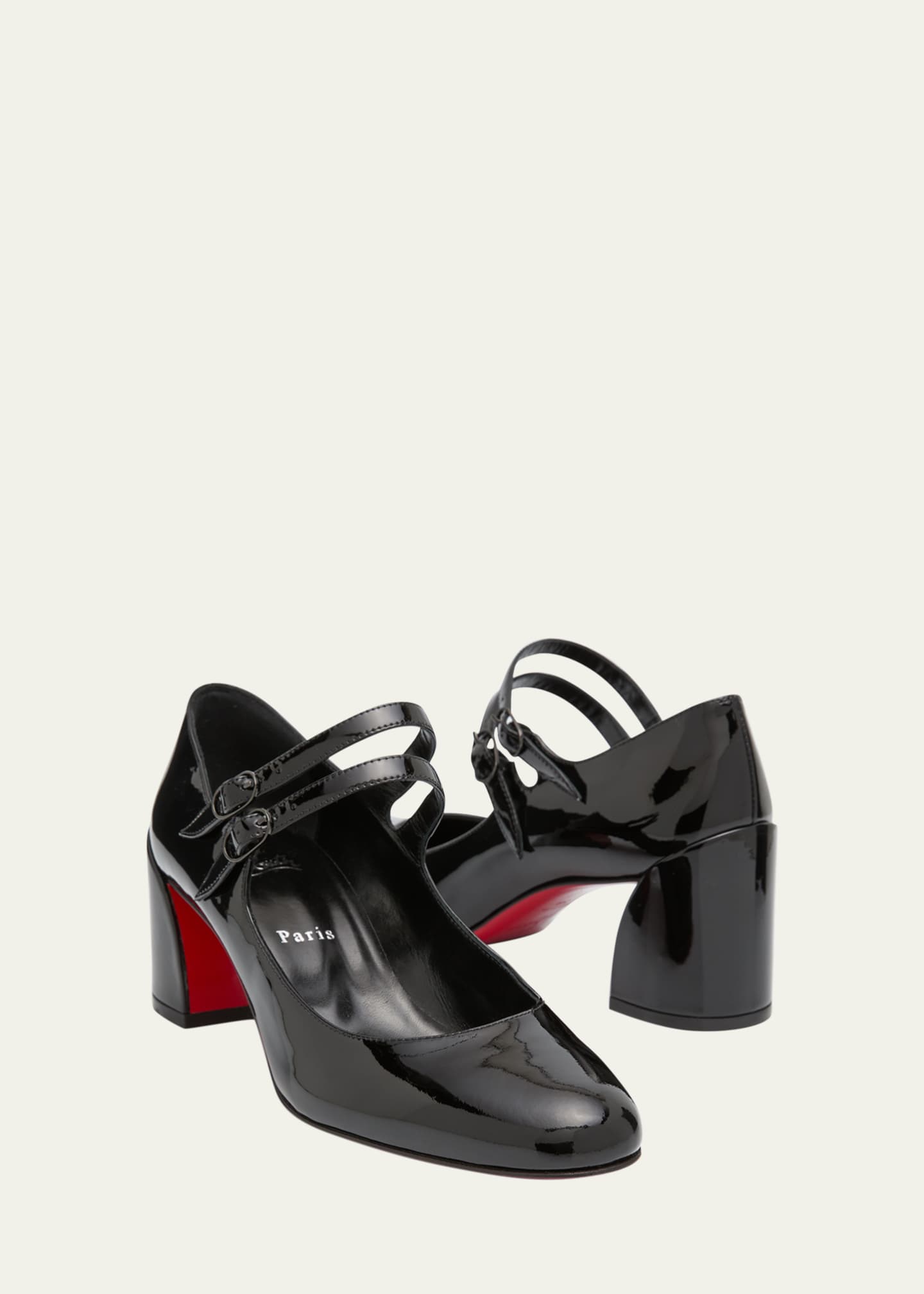 Christian Louboutin Miss Jane Patent Red Sole Pumps Image 7 of 7
