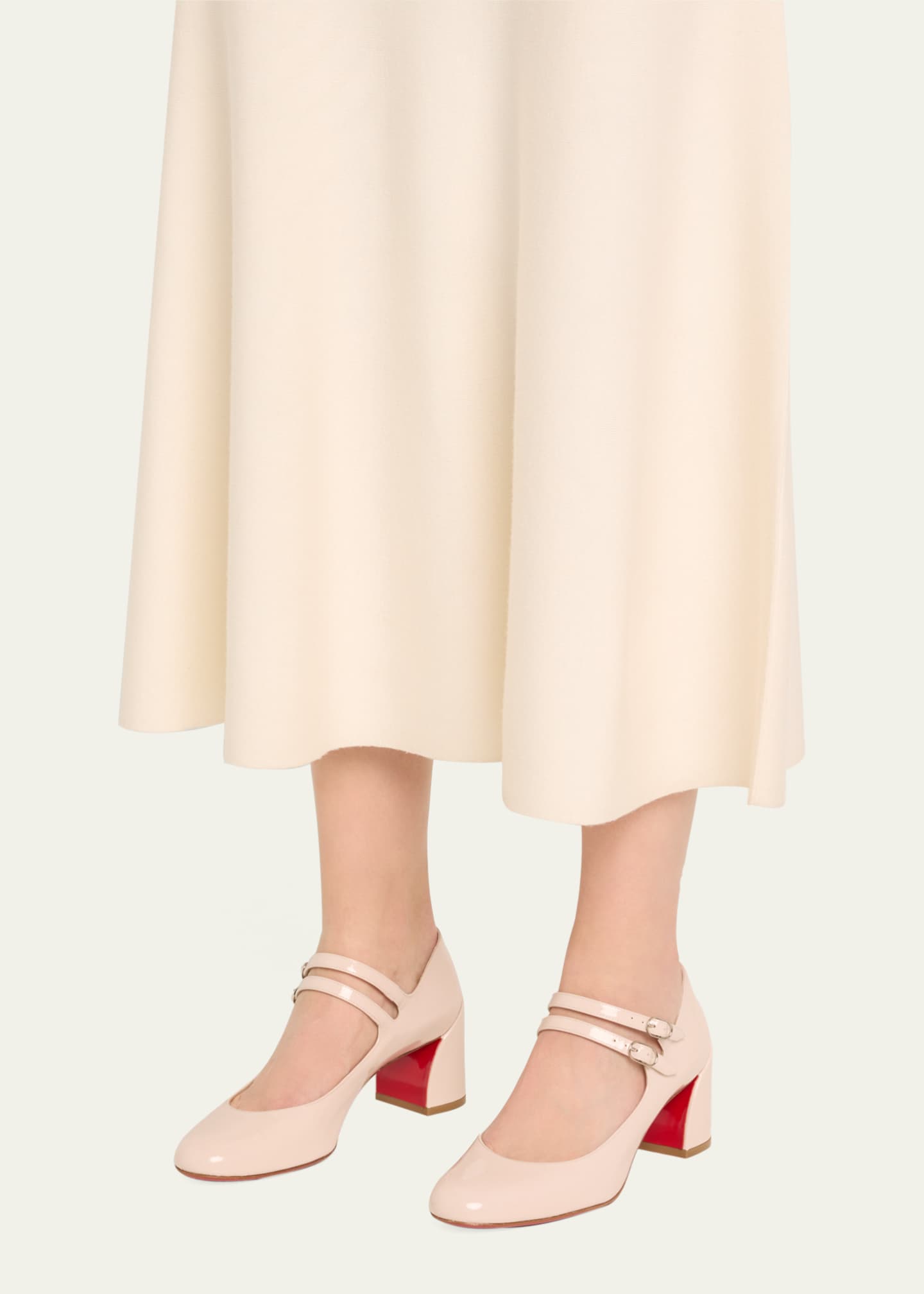 Christian Louboutin Miss Jane Patent Red Sole Pumps