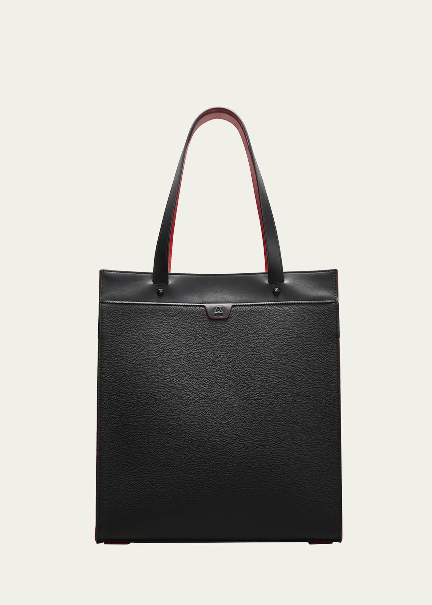 Grey Ruistote leather tote bag, Christian Louboutin