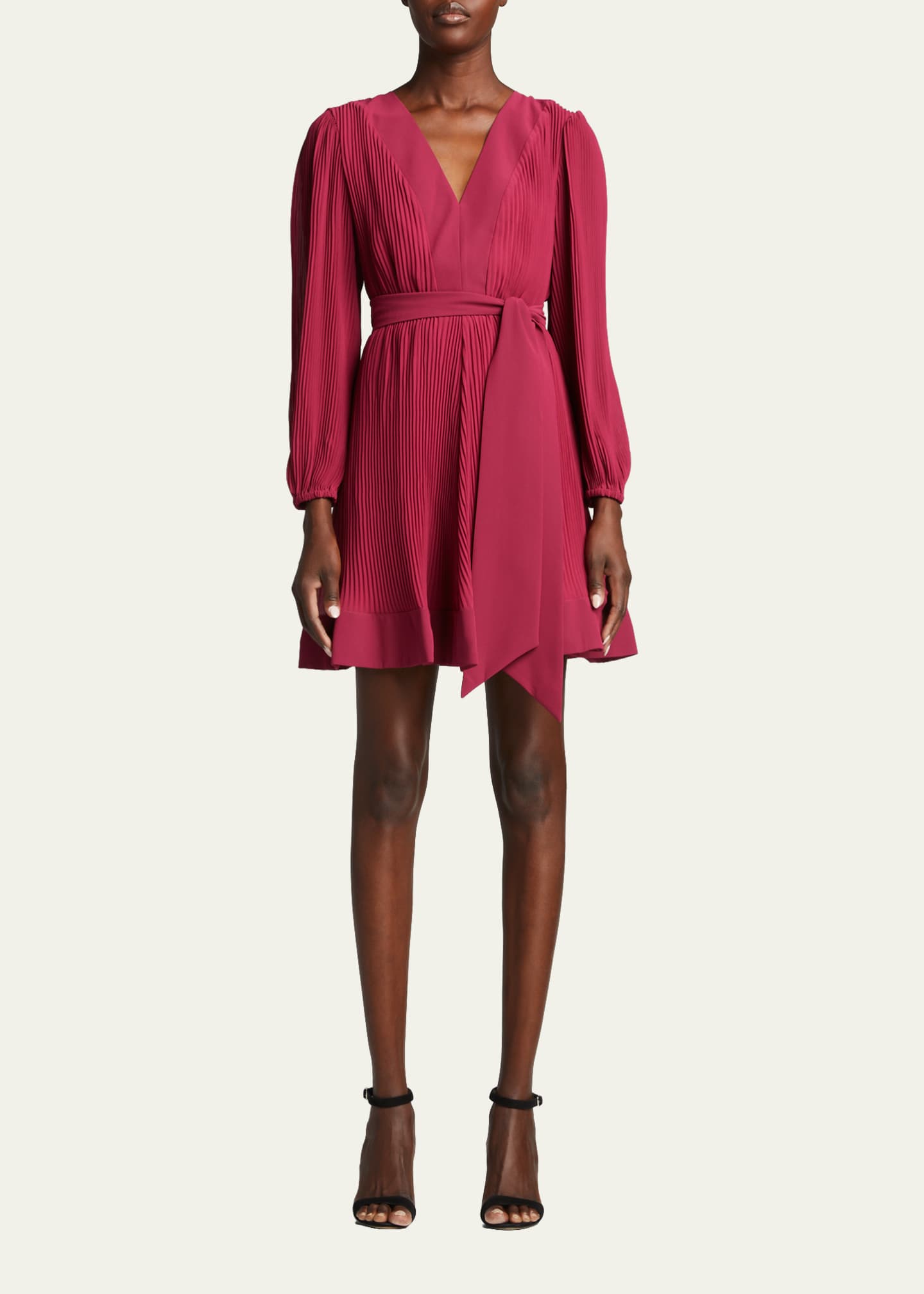 Milly Liv Pleated Dress - Bergdorf Goodman