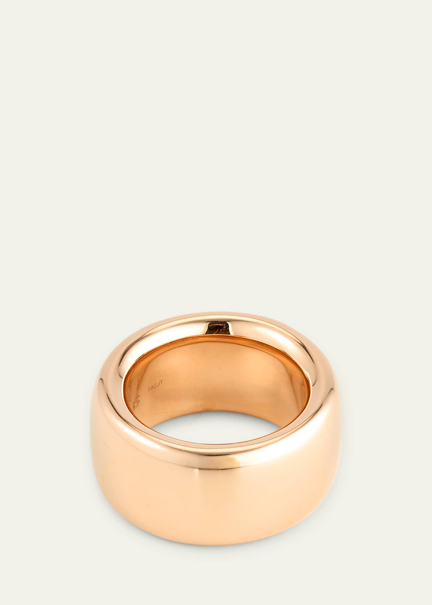 Pomellato 18k Rose Gold ICONICA Maxi Band Ring Image 4 of 4