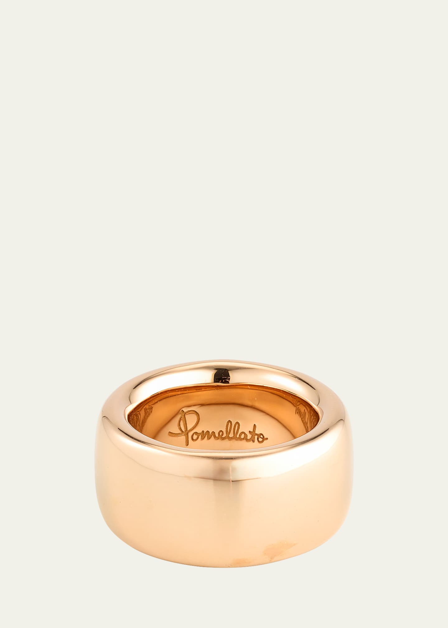 Pomellato 18k Rose Gold ICONICA Maxi Band Ring Image 1 of 4