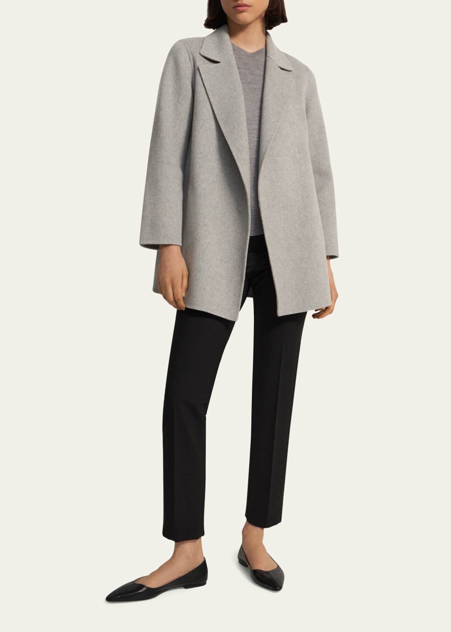 Theory clairene coat black best sale
