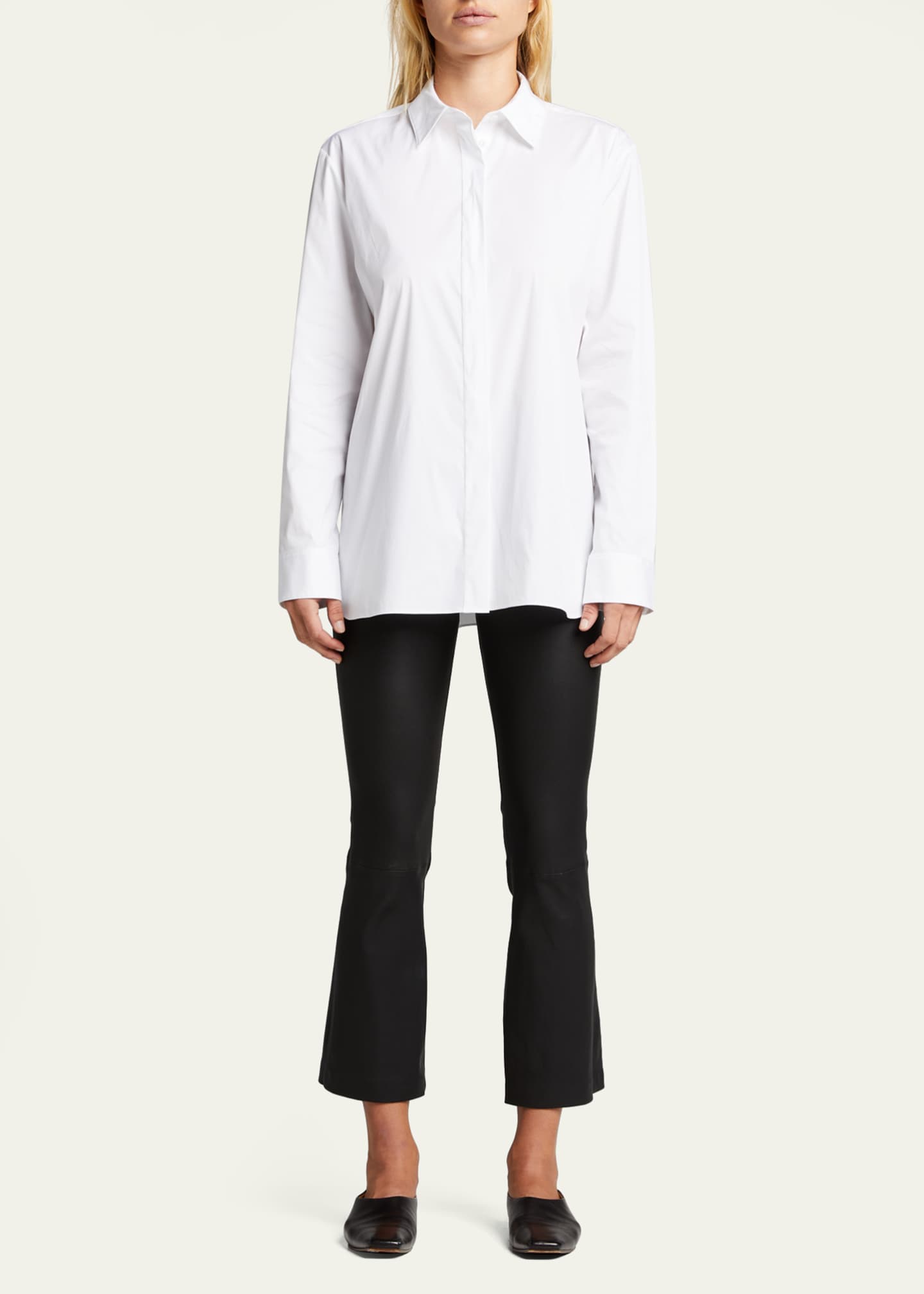 Theory Classic Button-Front Shirt Image 2 of 5