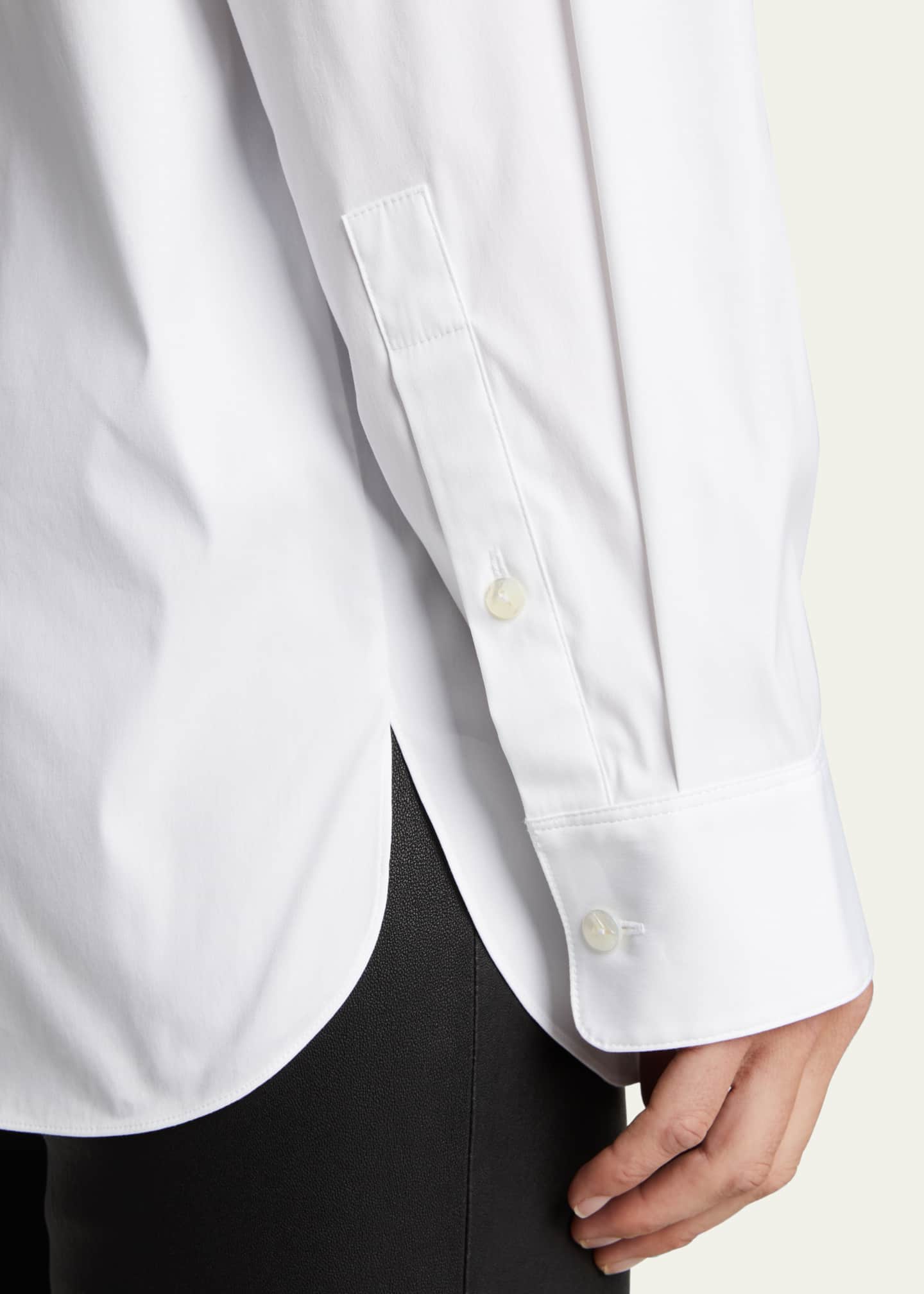 Theory Classic Button-Front Shirt Image 5 of 5