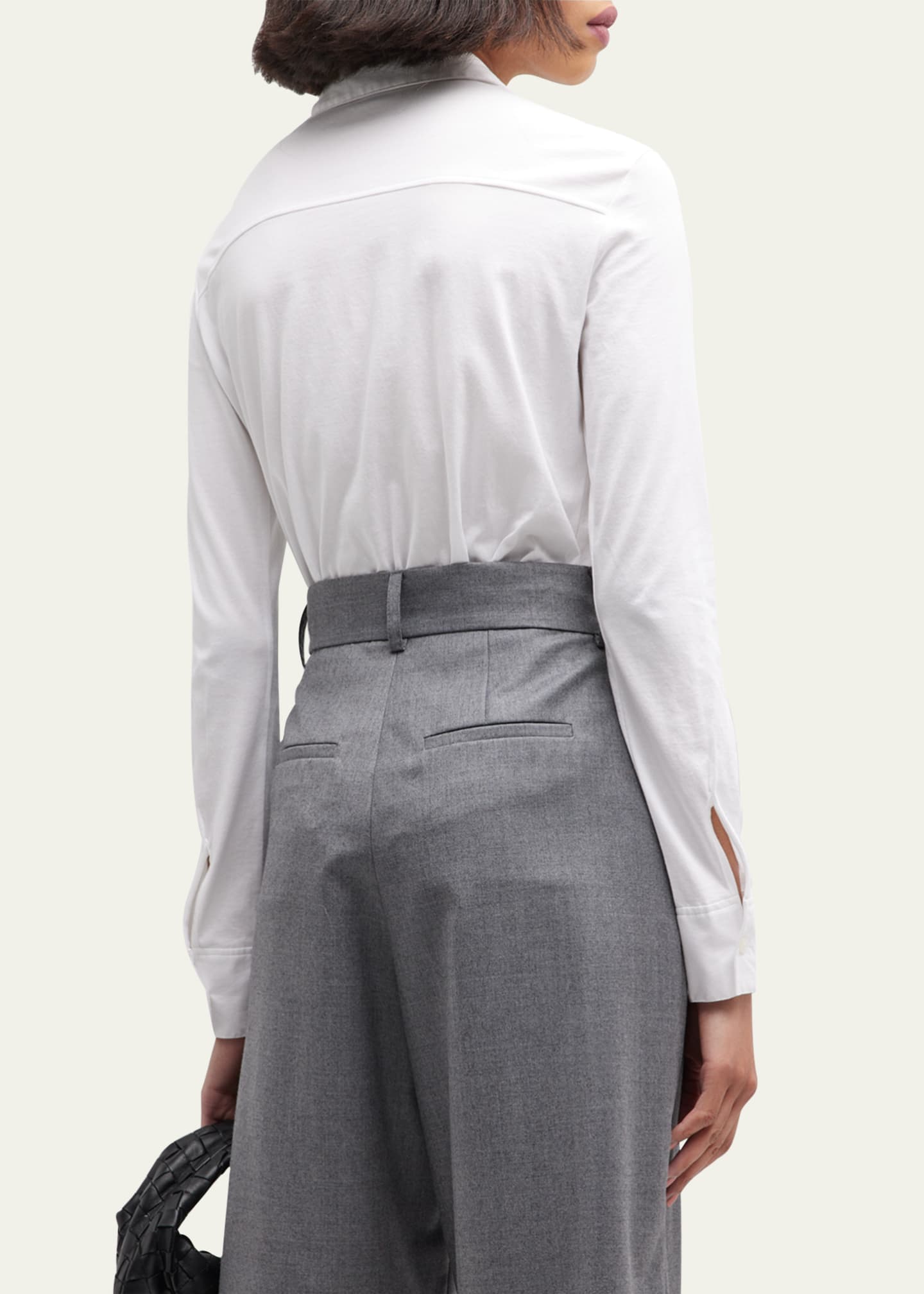 Theory Riduro Organic Cotton Button-Up Shirt Image 3 of 5