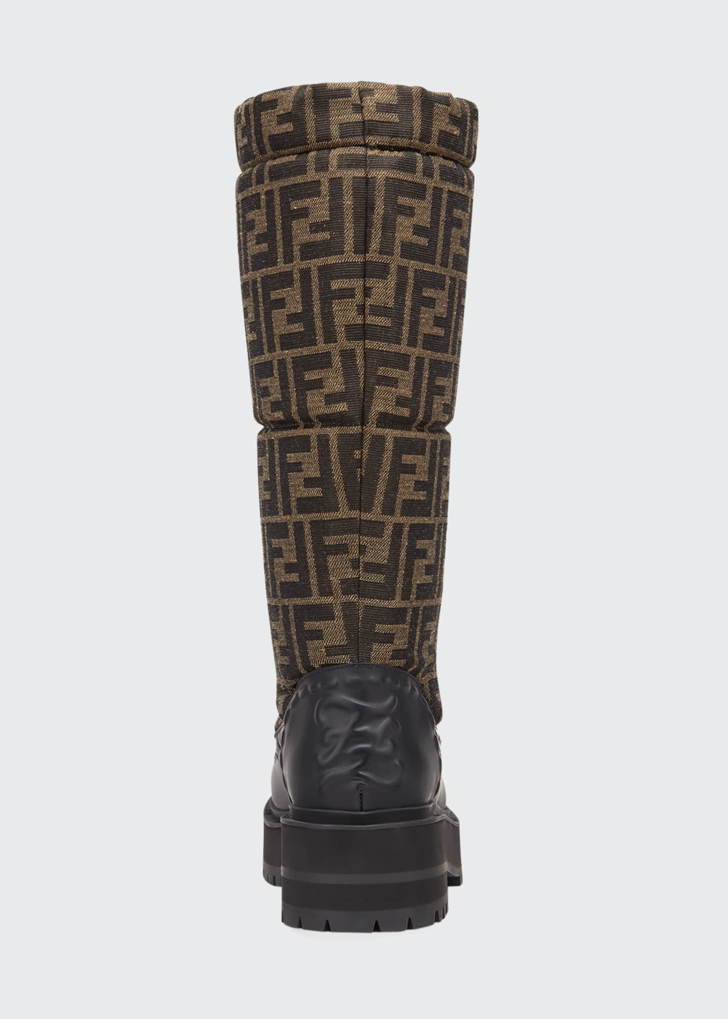 Fendi Zucca FF Quilted Tall Boots - Bergdorf Goodman