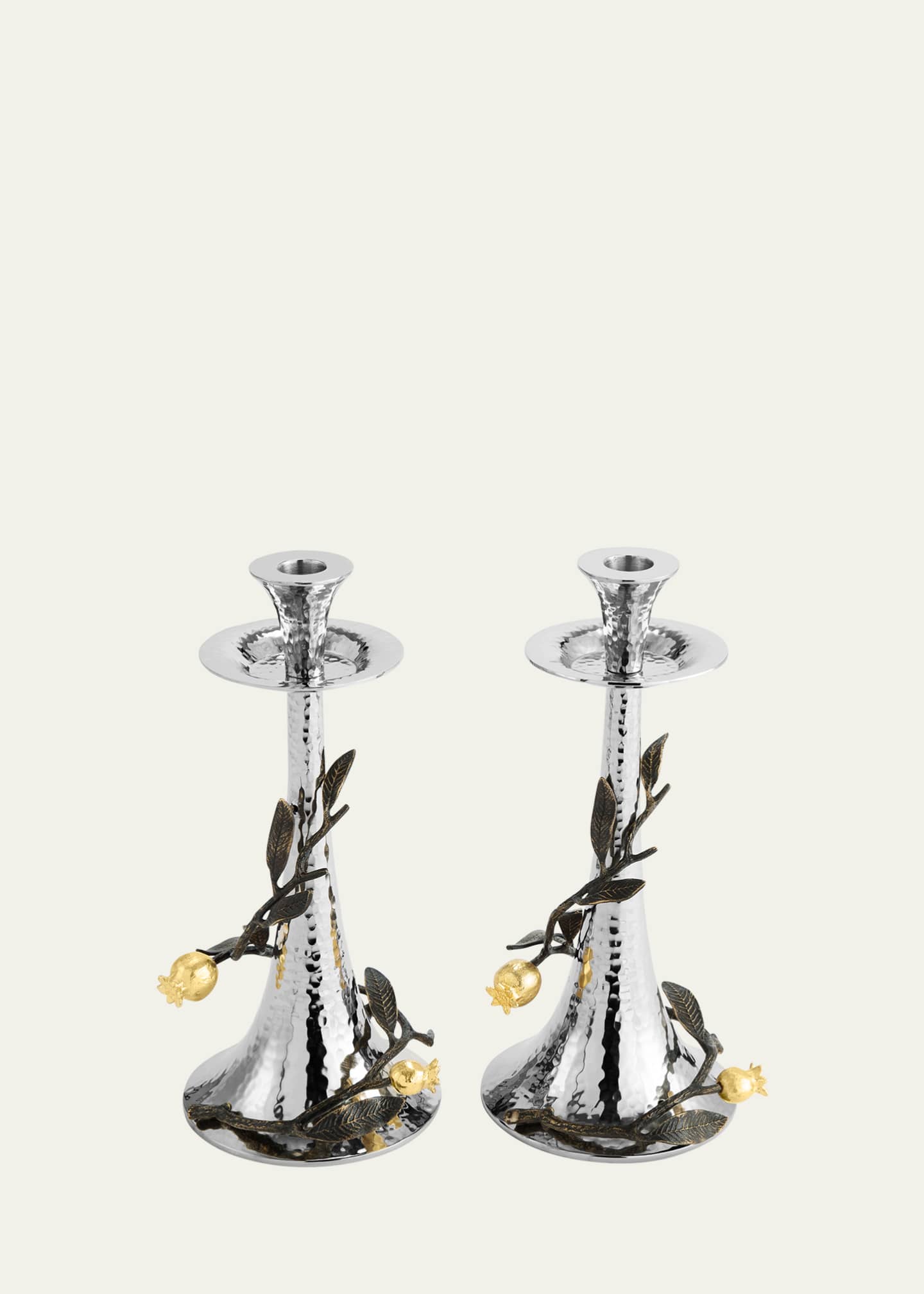 Michael Aram Pomegranate Candleholders, Set of Two Image 4 of 6
