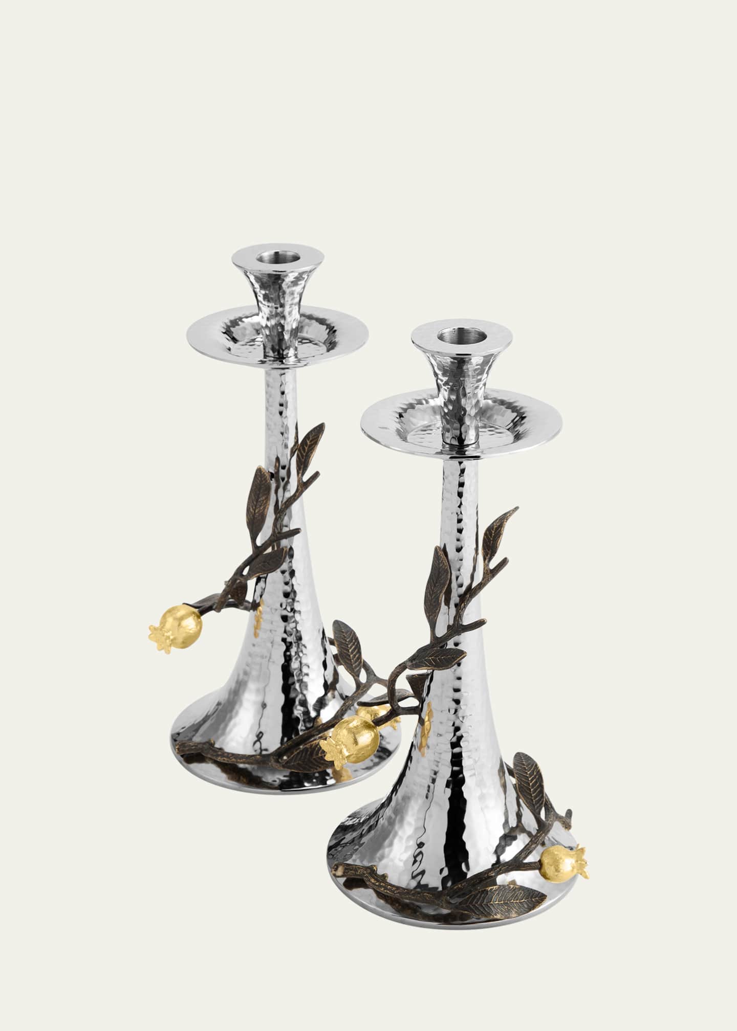 Michael Aram Pomegranate Candleholders, Set of Two Image 5 of 6