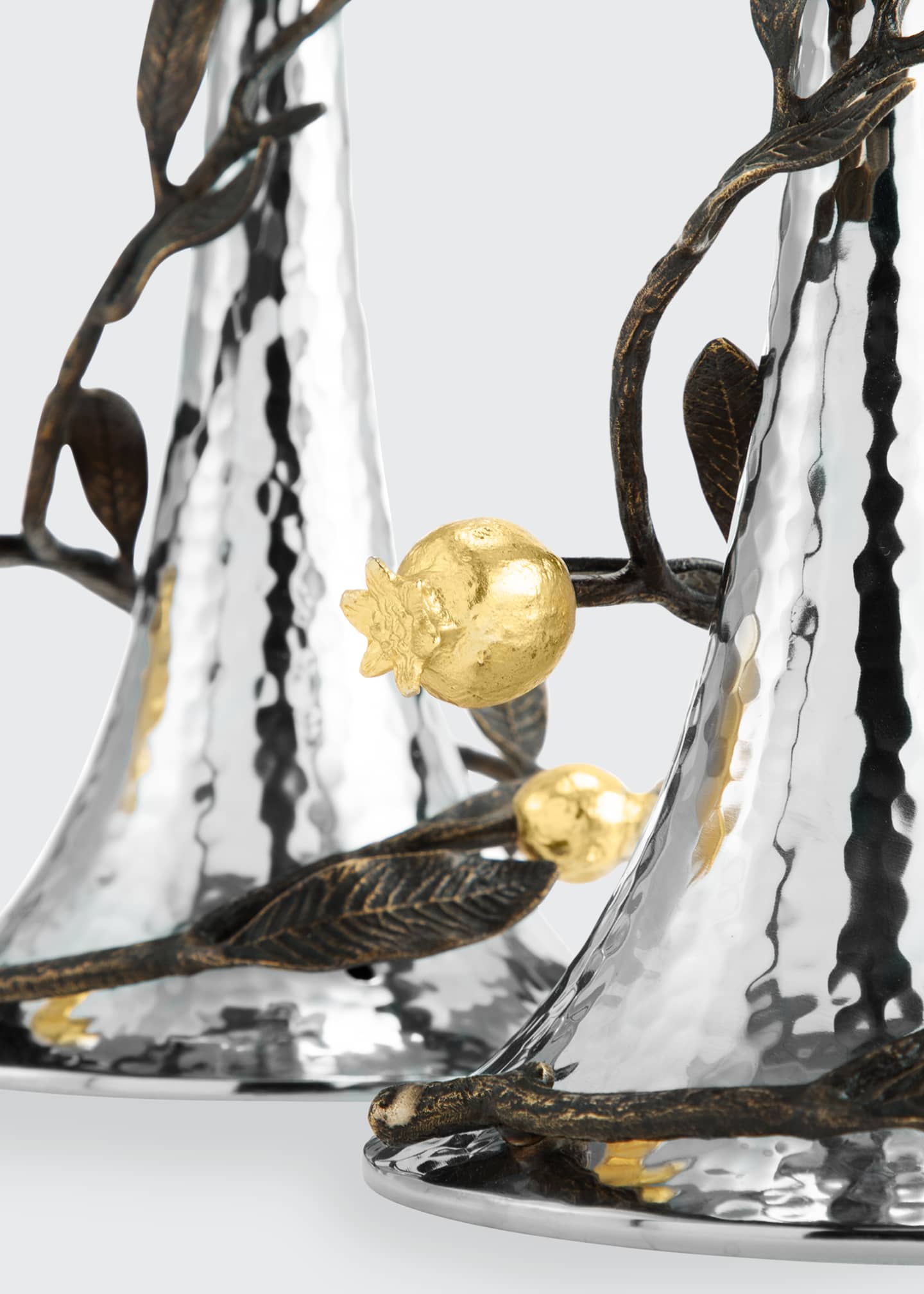 Michael Aram Pomegranate Candleholders, Set of Two Image 2 of 6