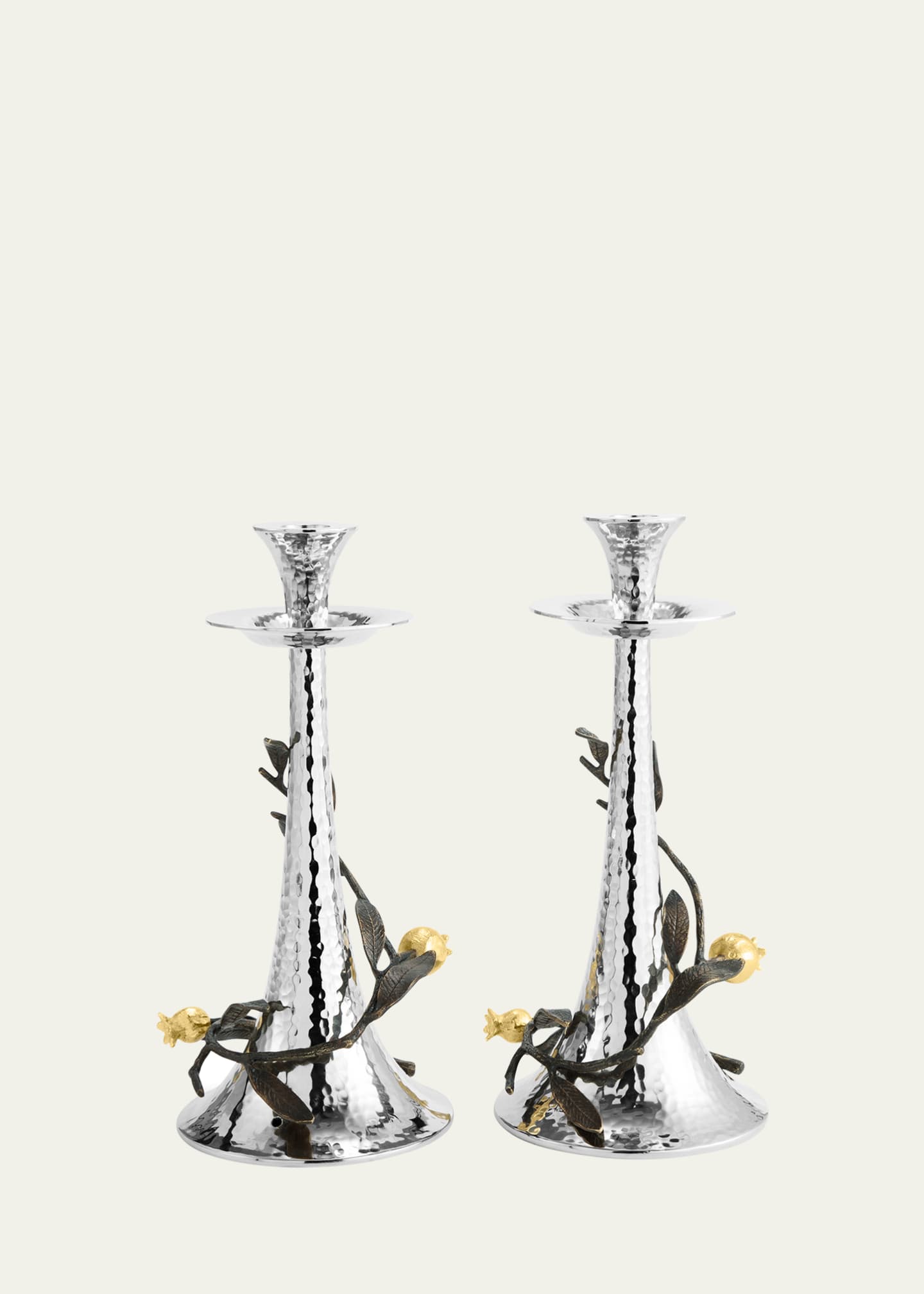 Michael Aram Pomegranate Candleholders, Set of Two Image 1 of 6