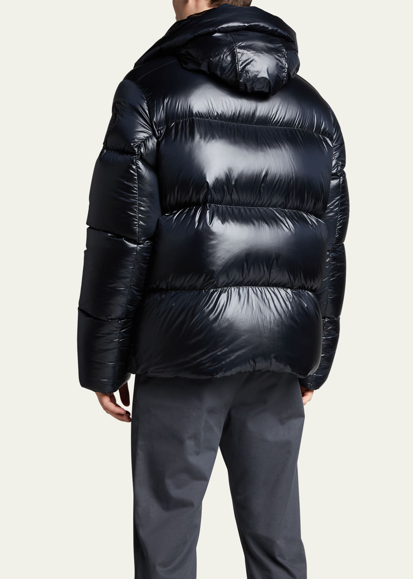 Canada goose black bubble jacket deals