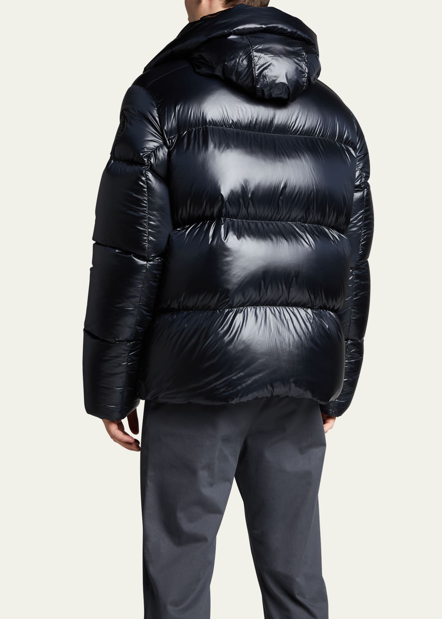 Canada Goose Men's Crofton Black Disc Puffer Jacket - Bergdorf Goodman