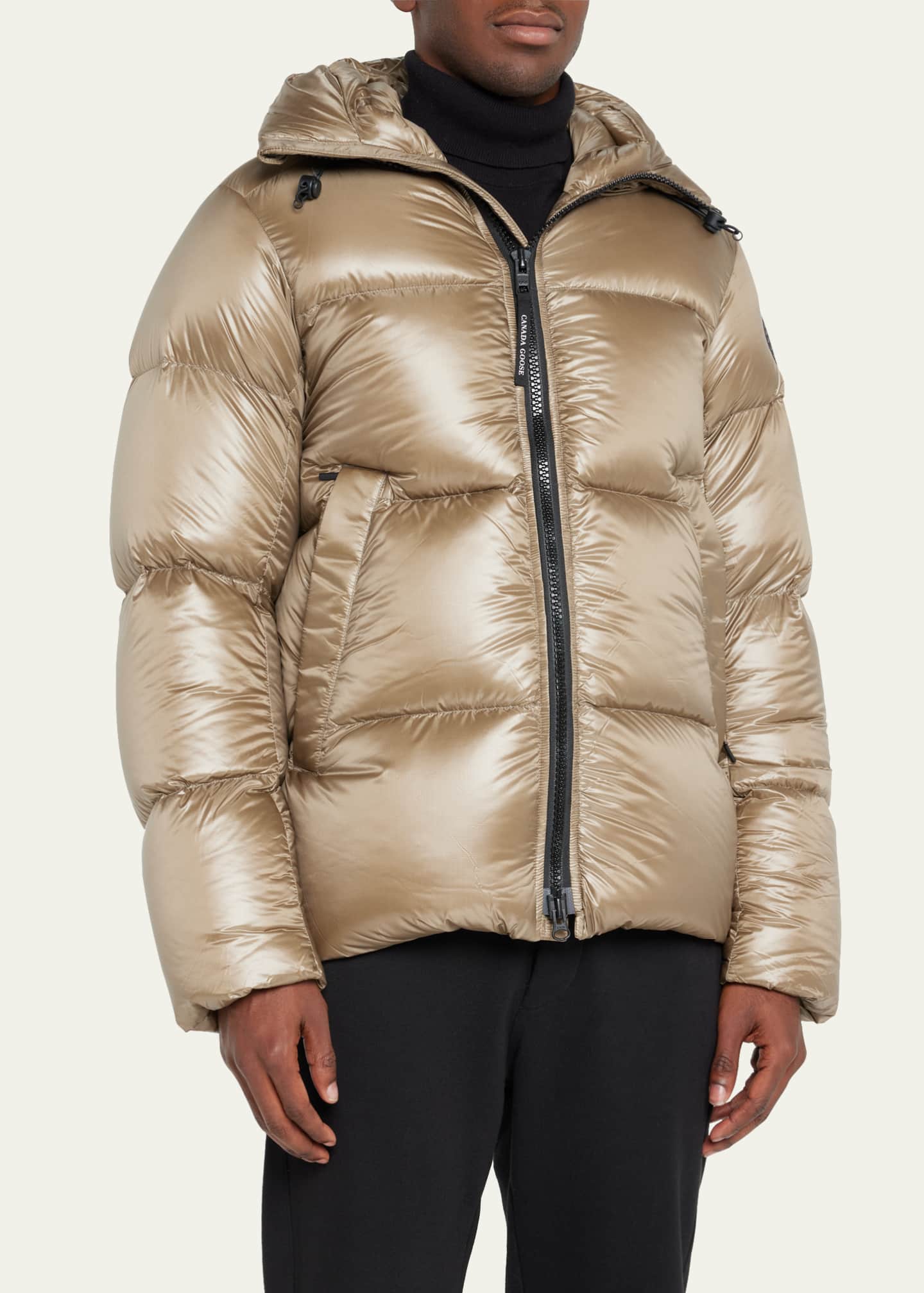 Black canada goose coat mens discount
