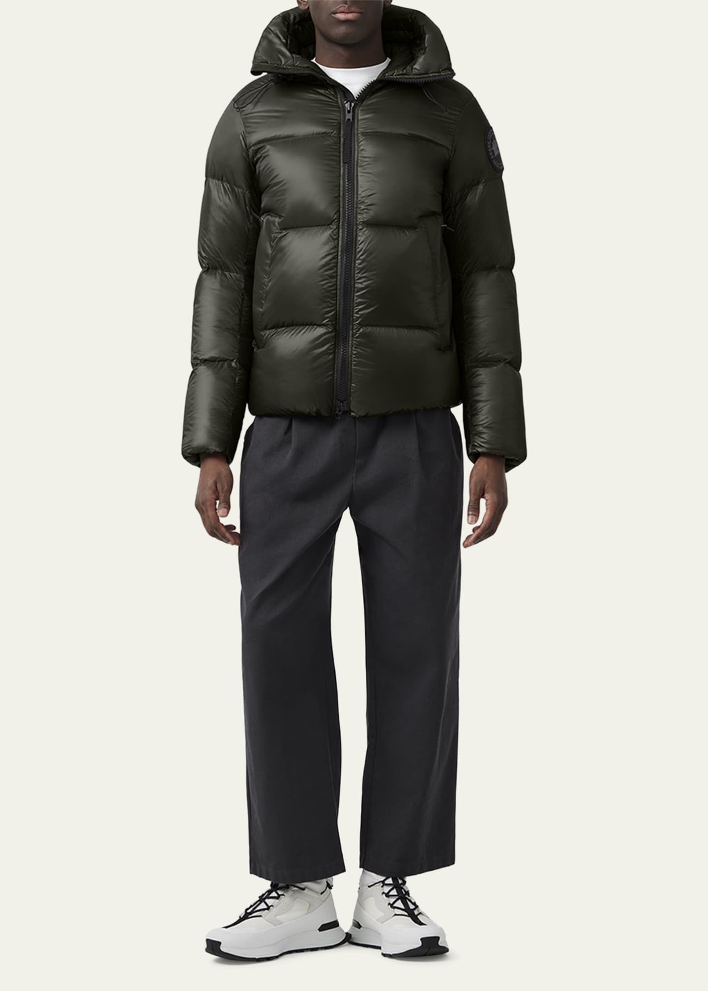 Canada Goose Men's Crofton Black Disc Puffer Jacket Image 2 of 5