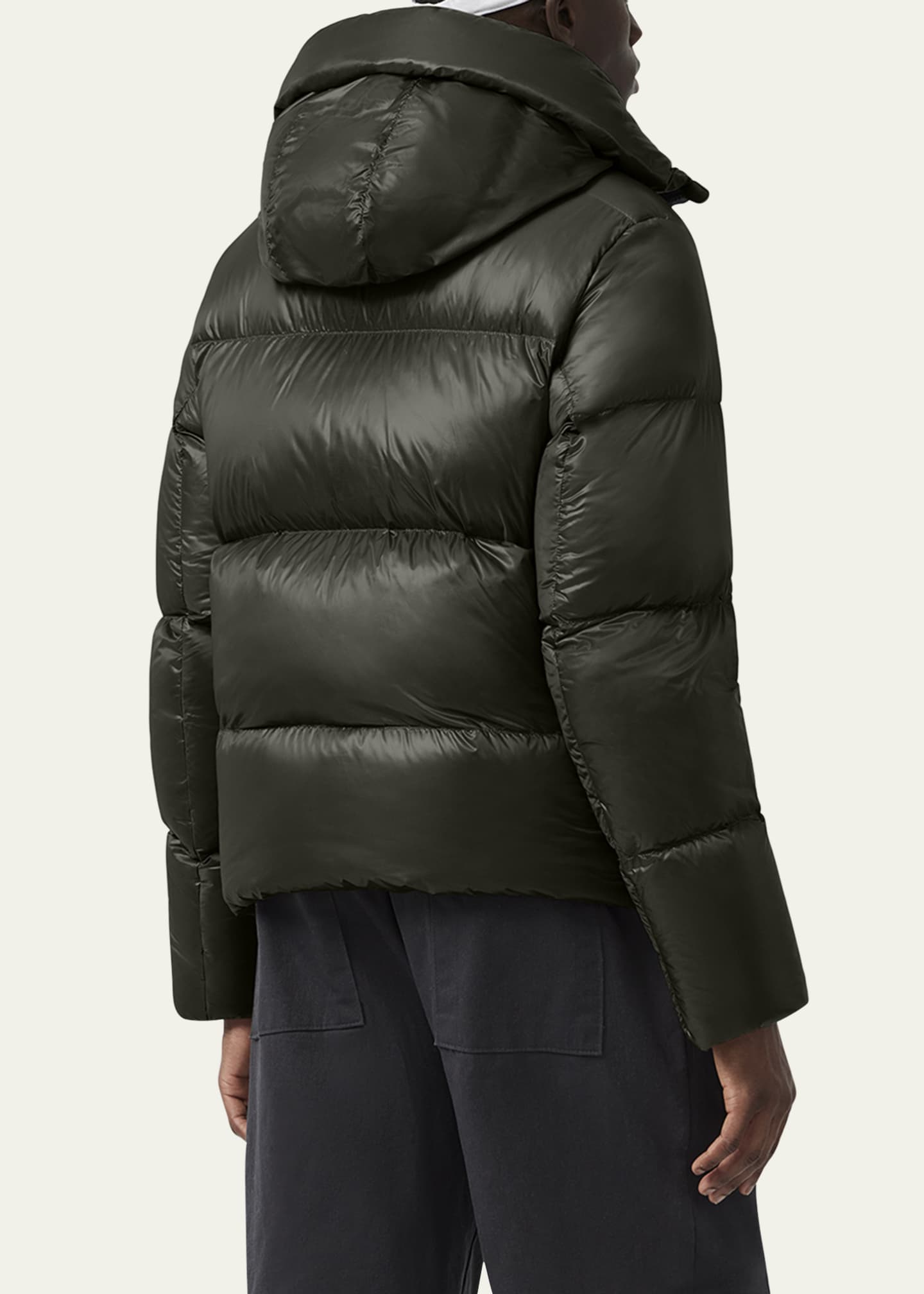 Canada Goose Men's Crofton Black Disc Puffer Jacket Image 3 of 5