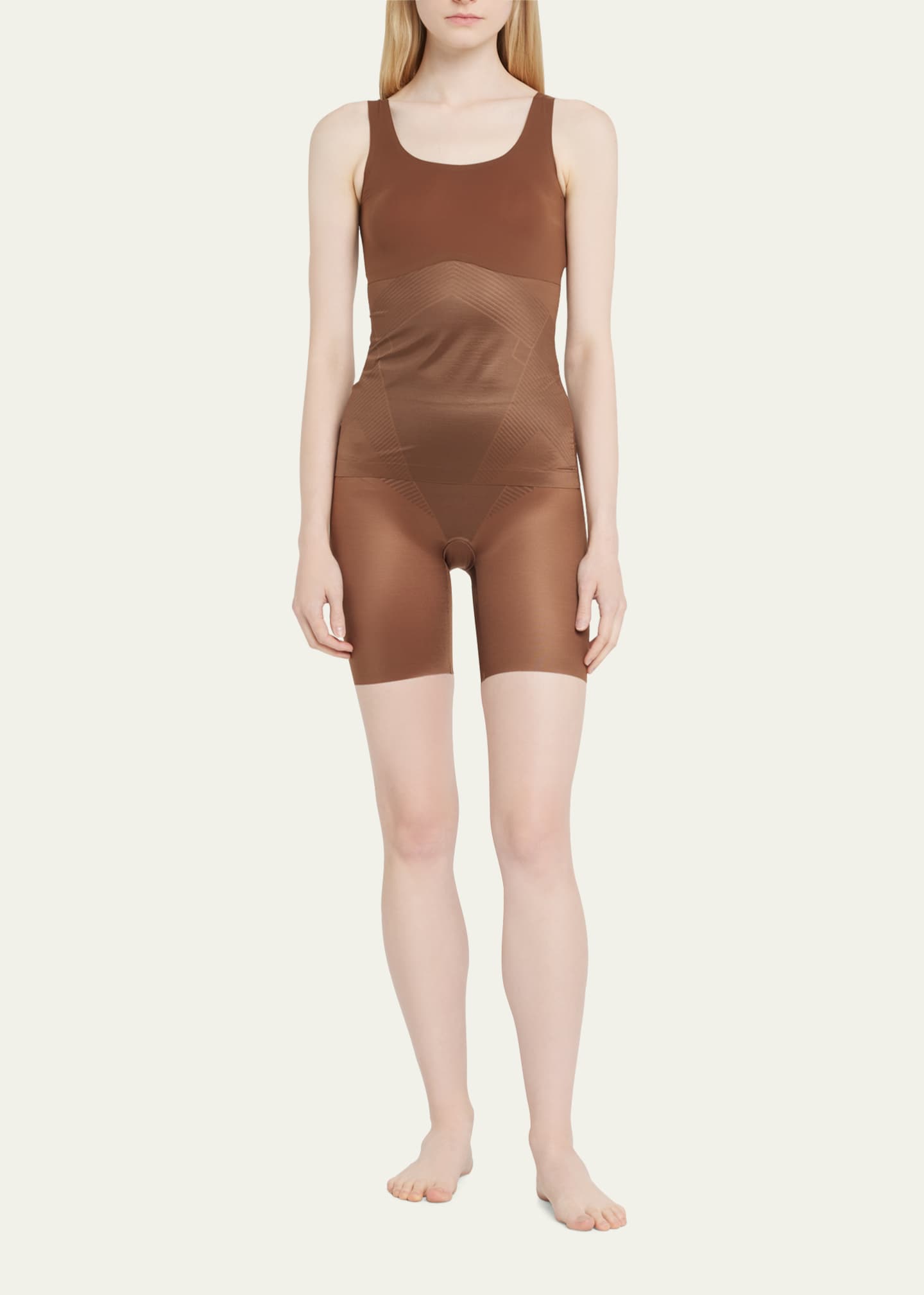 Spanx Thinstincts® 2.0 Open-Bust Mid-Thigh Bodysuit - Bergdorf Goodman