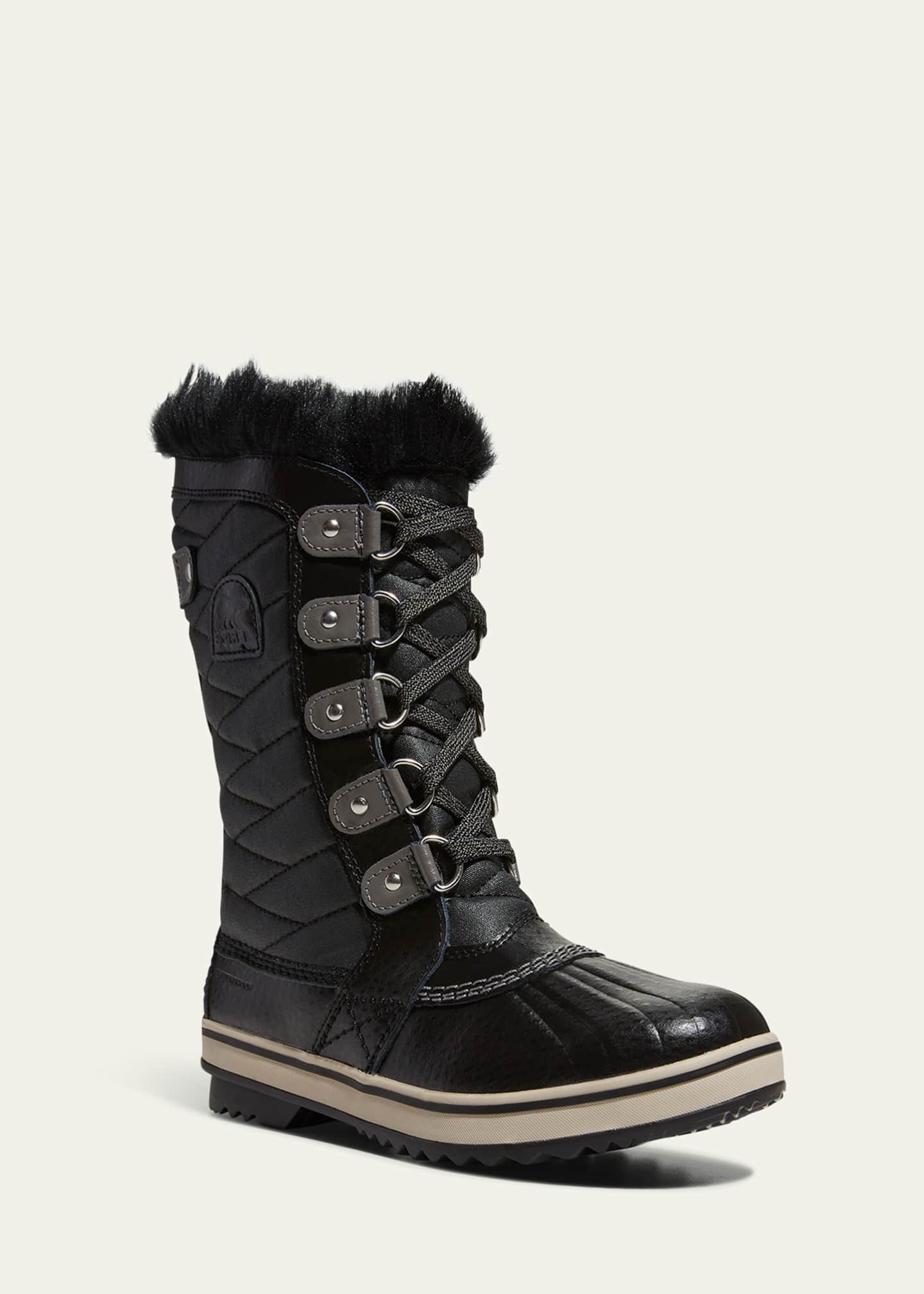 Sorel Kid s Tofino II Tall Hiking Boots with Faux Fur Trim Baby Kids Bergdorf Goodman