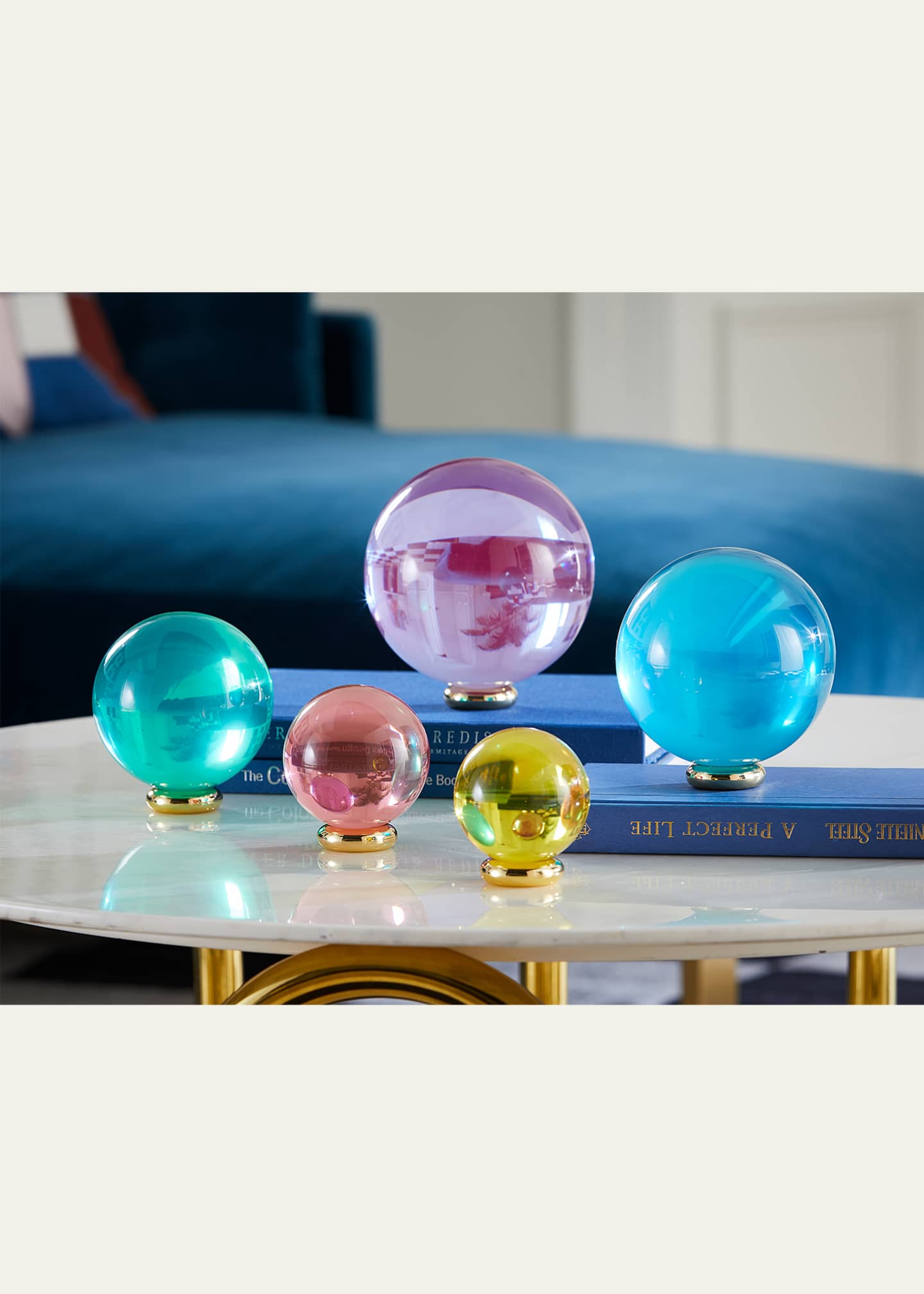 Jonathan Adler Multicolor Acrylic Orb 5-Piece Set Image 2 of 2