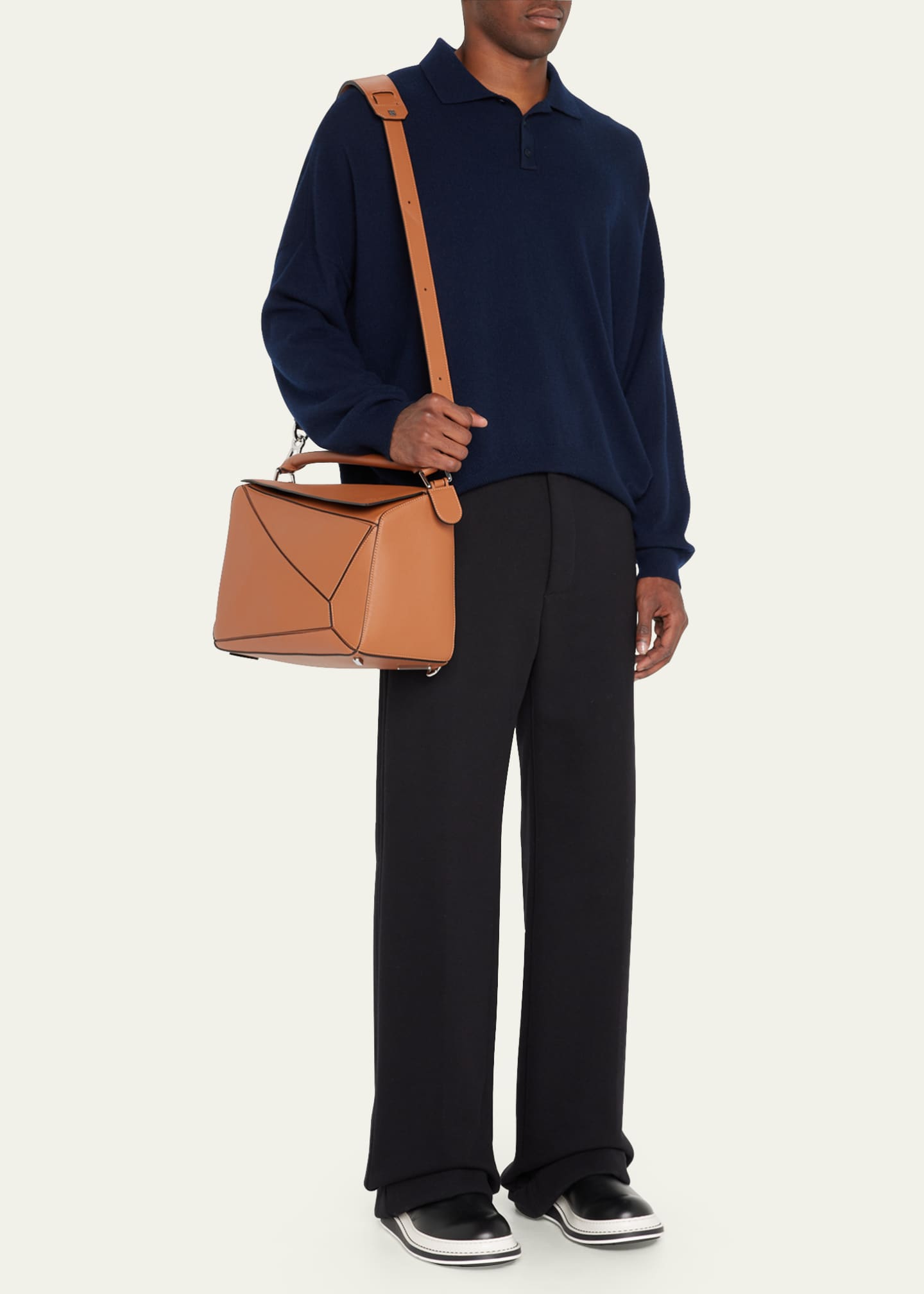 Loewe puzzle bag medium tan 2025