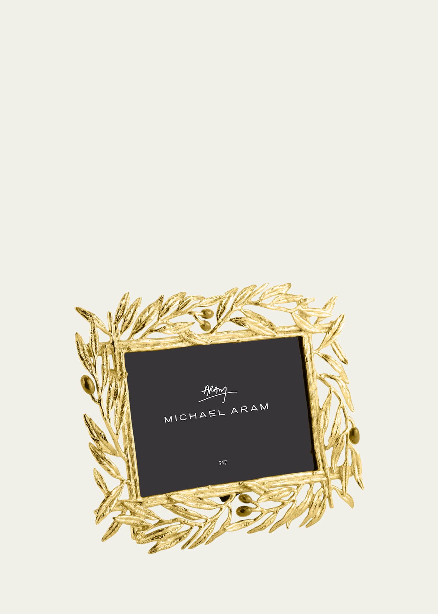 Michael Aram Olive Branch Picture Frame - 5" x 7" Image 3 of 4