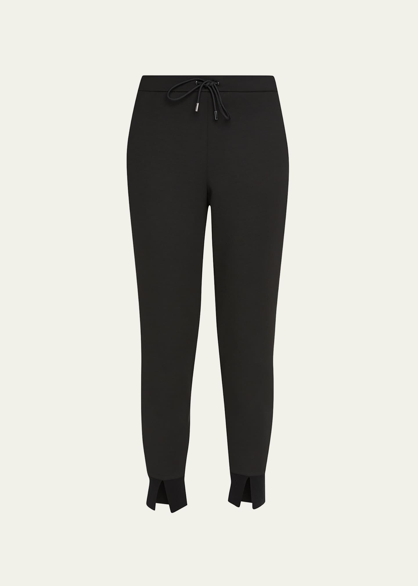 Theory Slouchy Double-Knit Jogger Pants