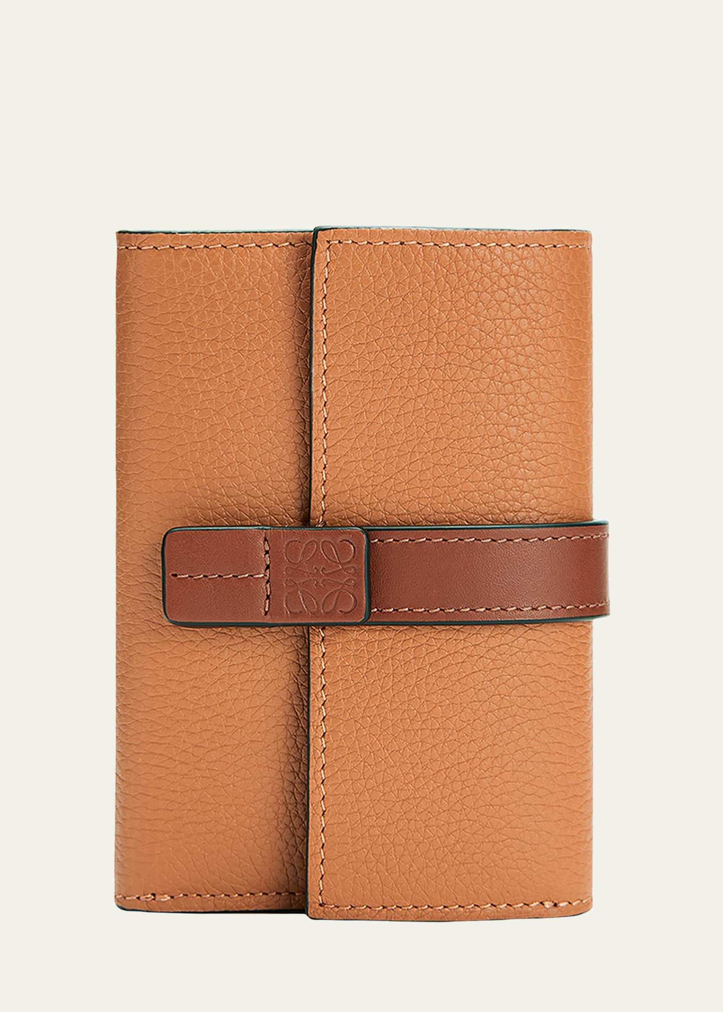 Loewe Small Trifold Flap Leather Wallet - Bergdorf Goodman