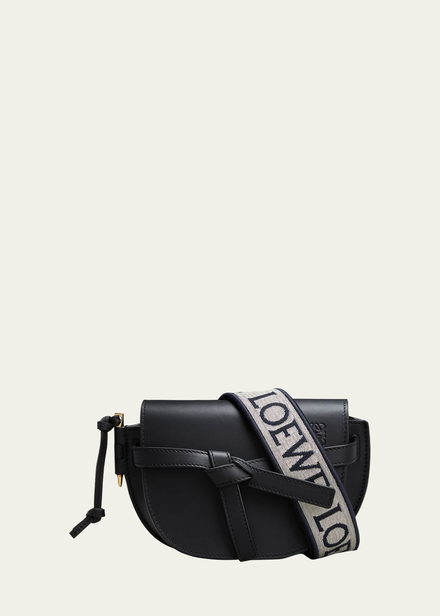 Loewe Mini Gate Dual Bag Black