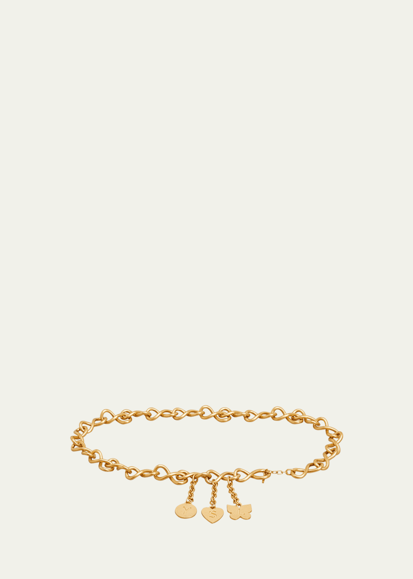 Saint Laurent YSL Charm Chain Belt Bergdorf Goodman
