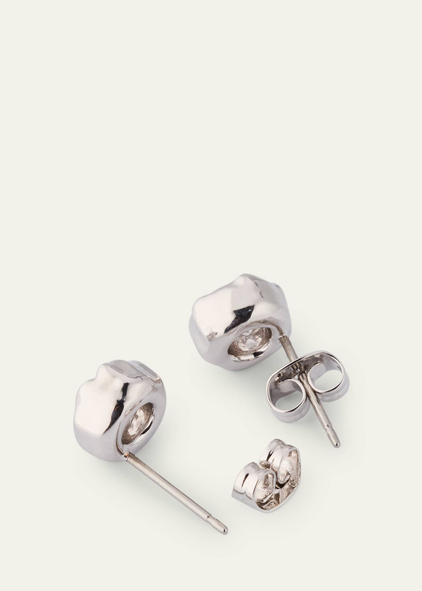 Alexis Bittar Asterales Molten Bezel Stud Earrings Image 4 of 4