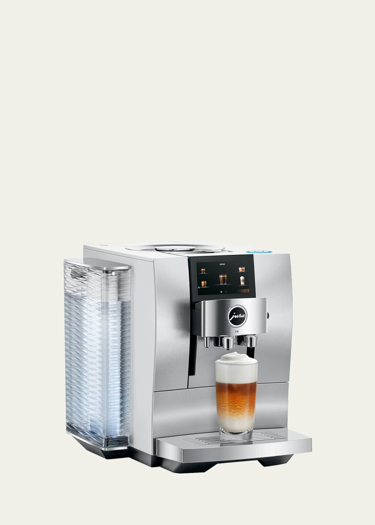 JURA Z10 Premium Fully Automatic Hot & Cold Brew Coffee Machine, Aluminum  White