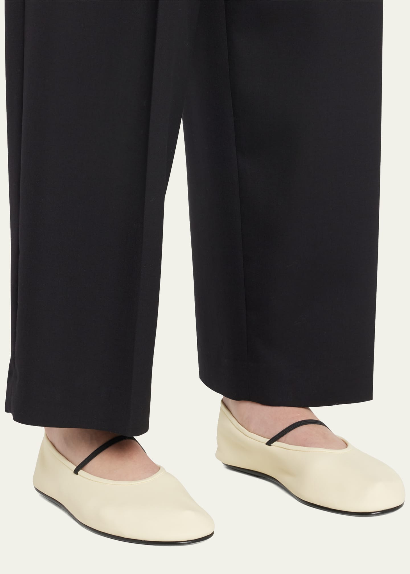 lambskin flats
