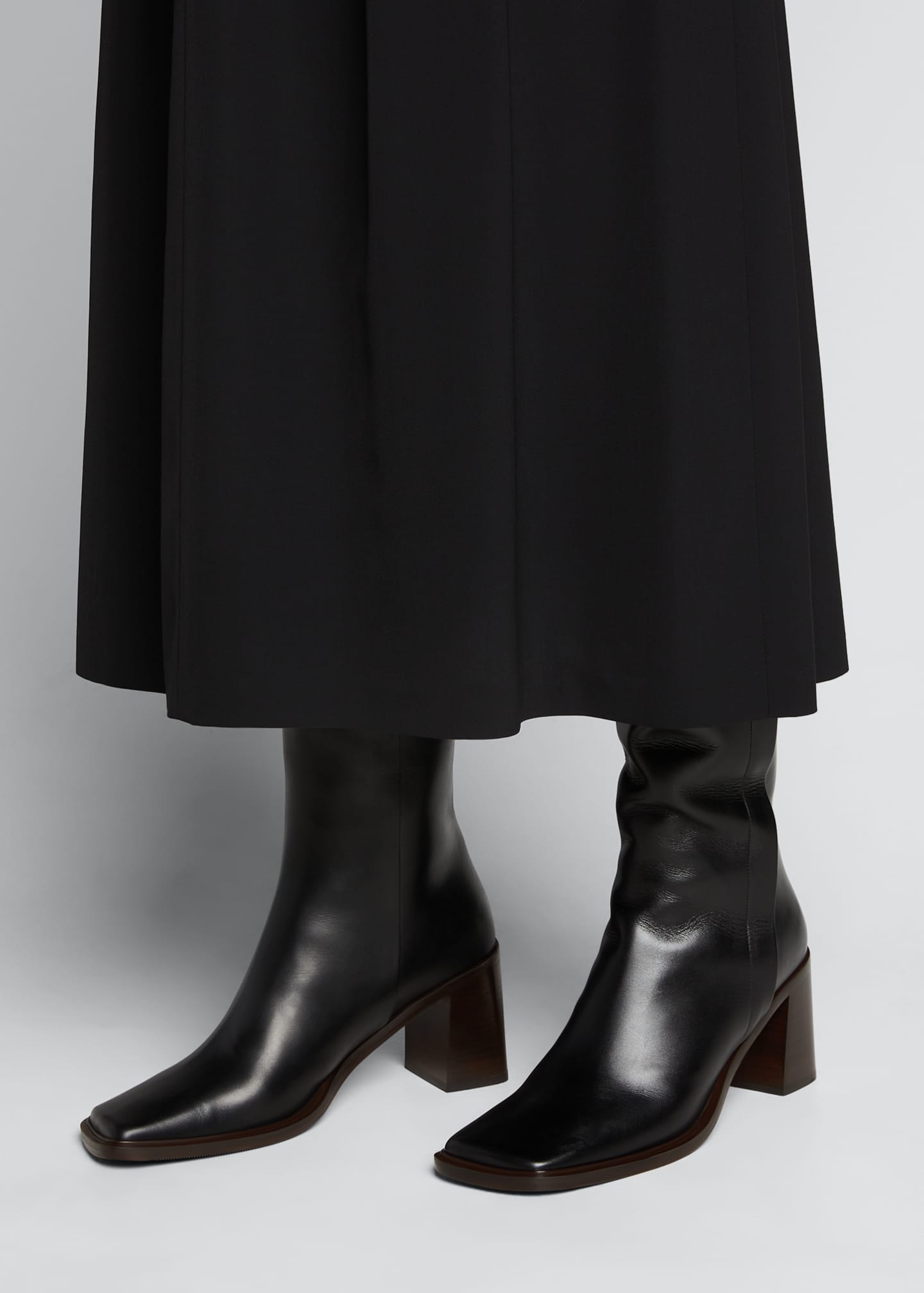 the row front zip boots