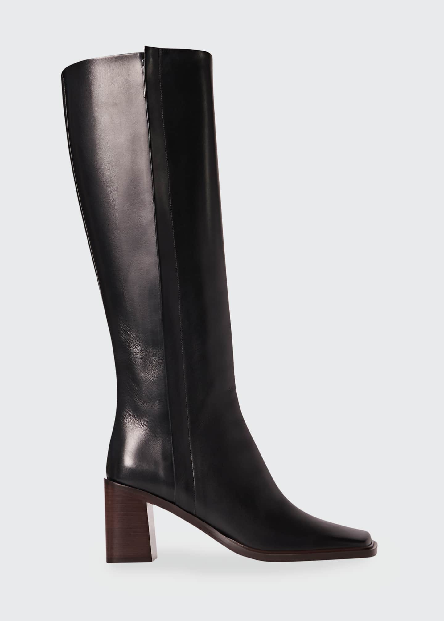 the row zip front boots dupe