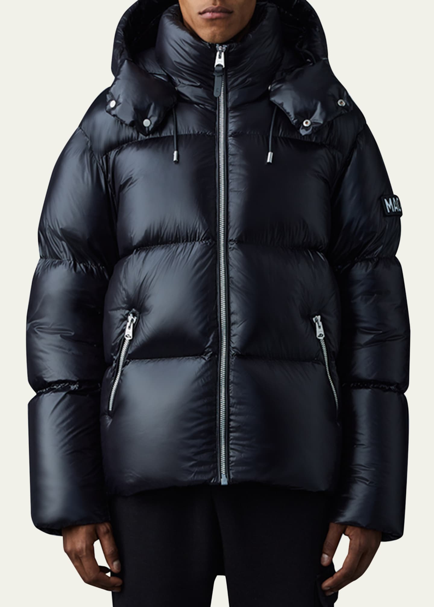Mackage Men's Kent Short Hooded Puffer Coat Image 4 of 5