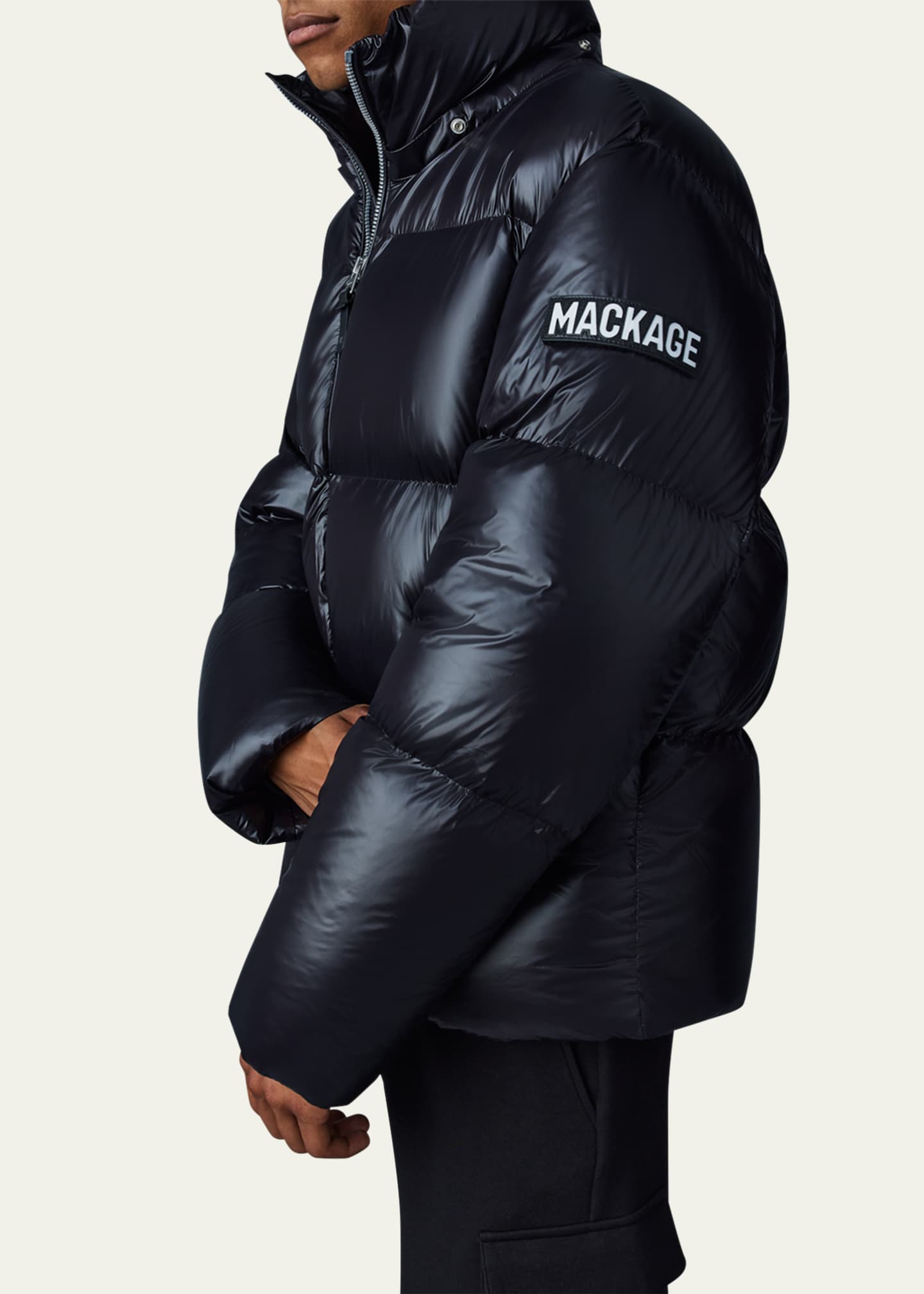 Mackage Men's Kent Short Hooded Puffer Coat Image 5 of 5