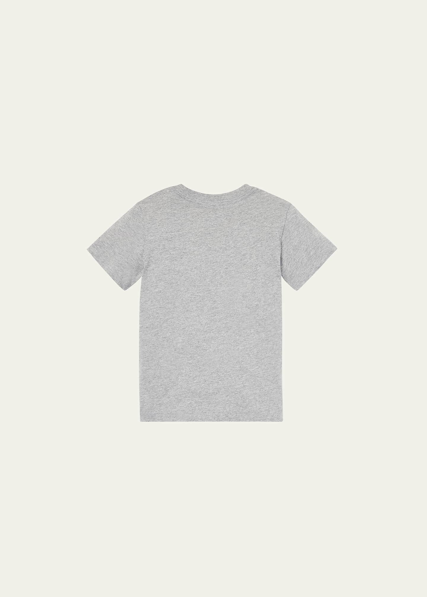 Ralph Lauren Childrenswear Boy's Cotton Jersey Crewneck Tee, Size 2-7 Image 2 of 2