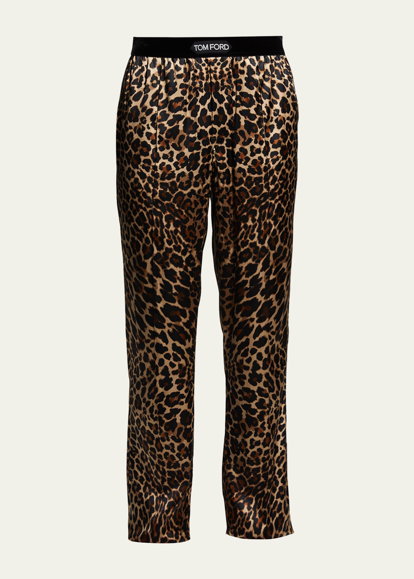 TOM FORD Men's Leopard Silk Pajama Pants - Bergdorf Goodman