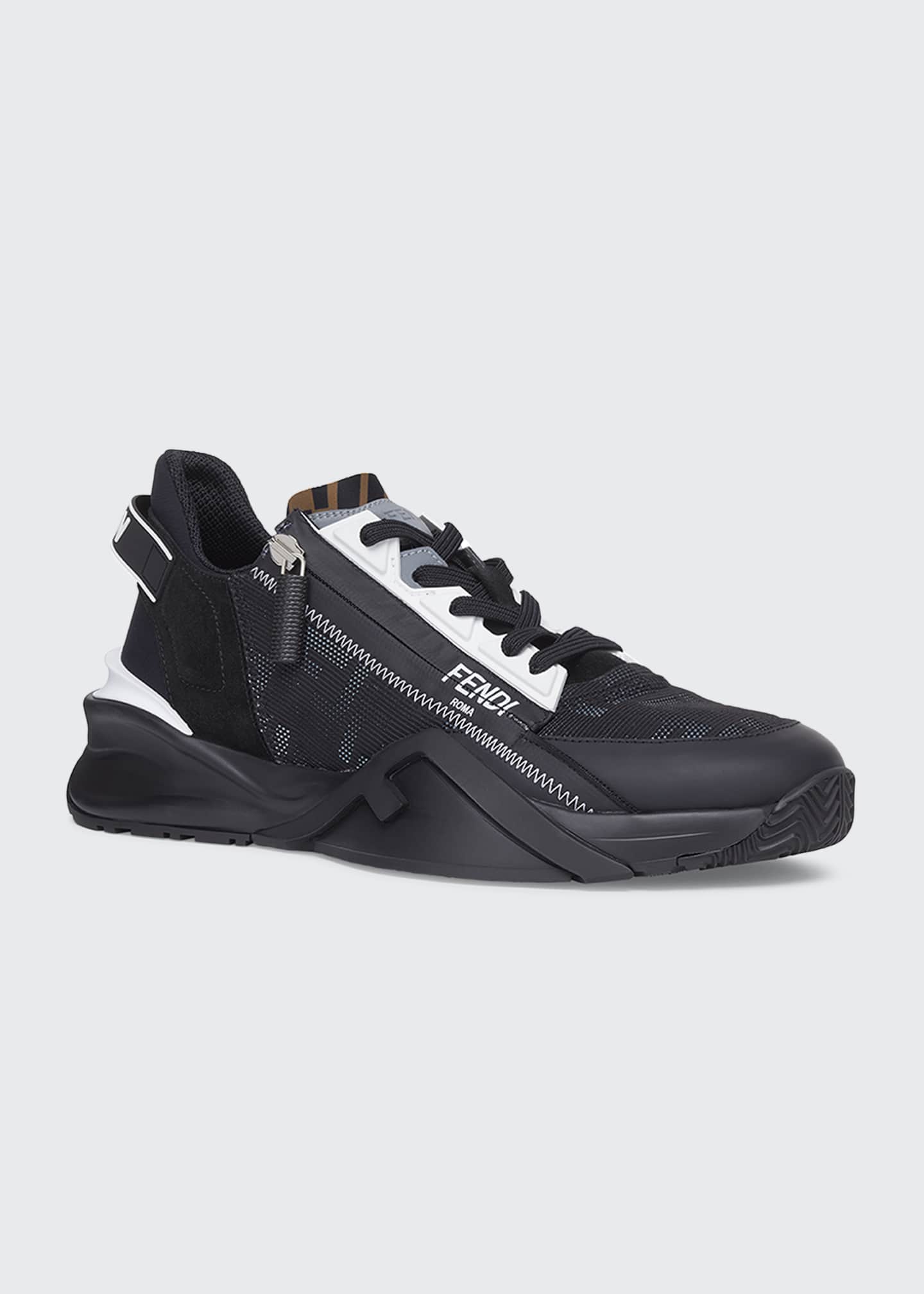 fendi flow sneakers on feet