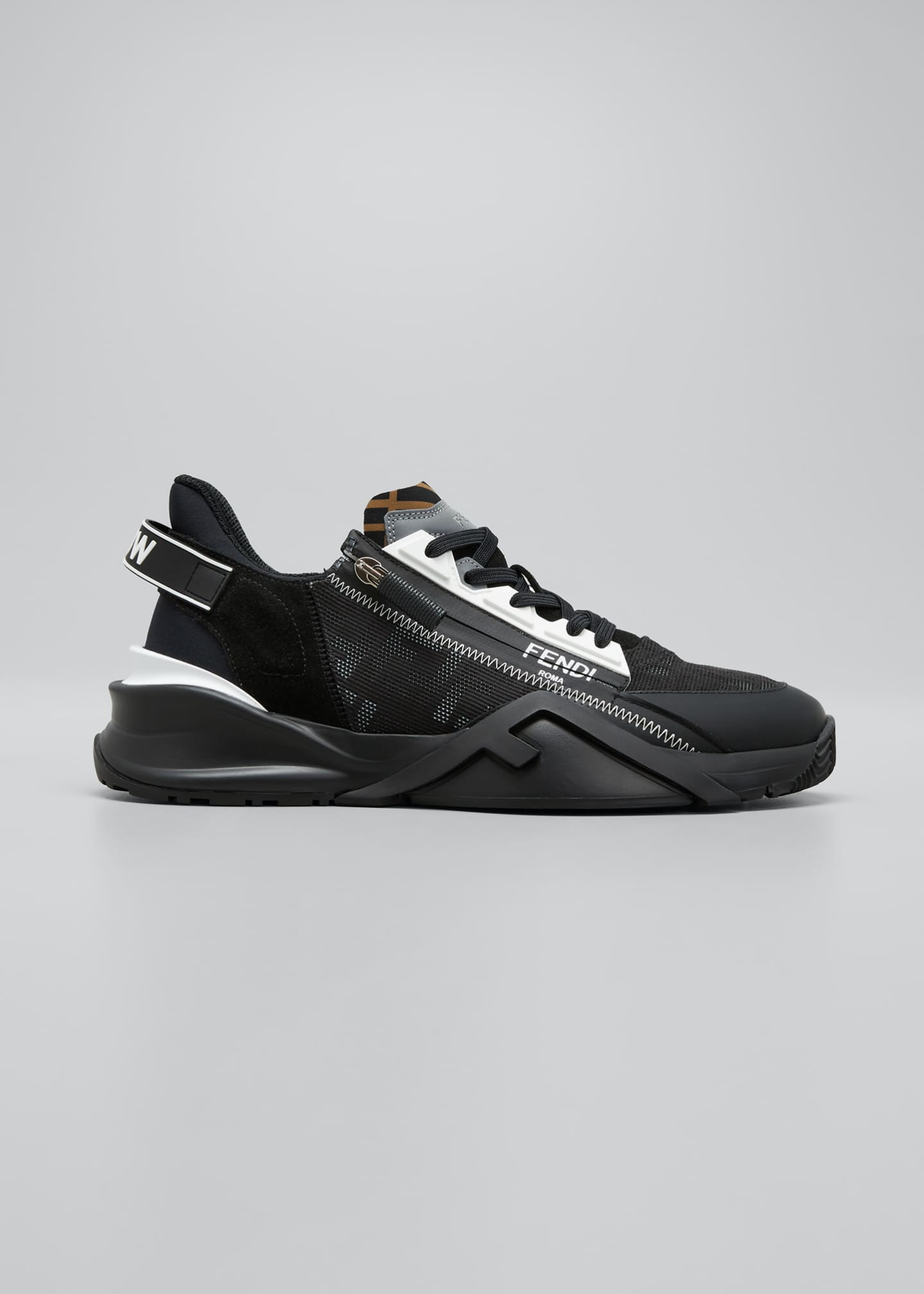 fendi flow sneakers on feet