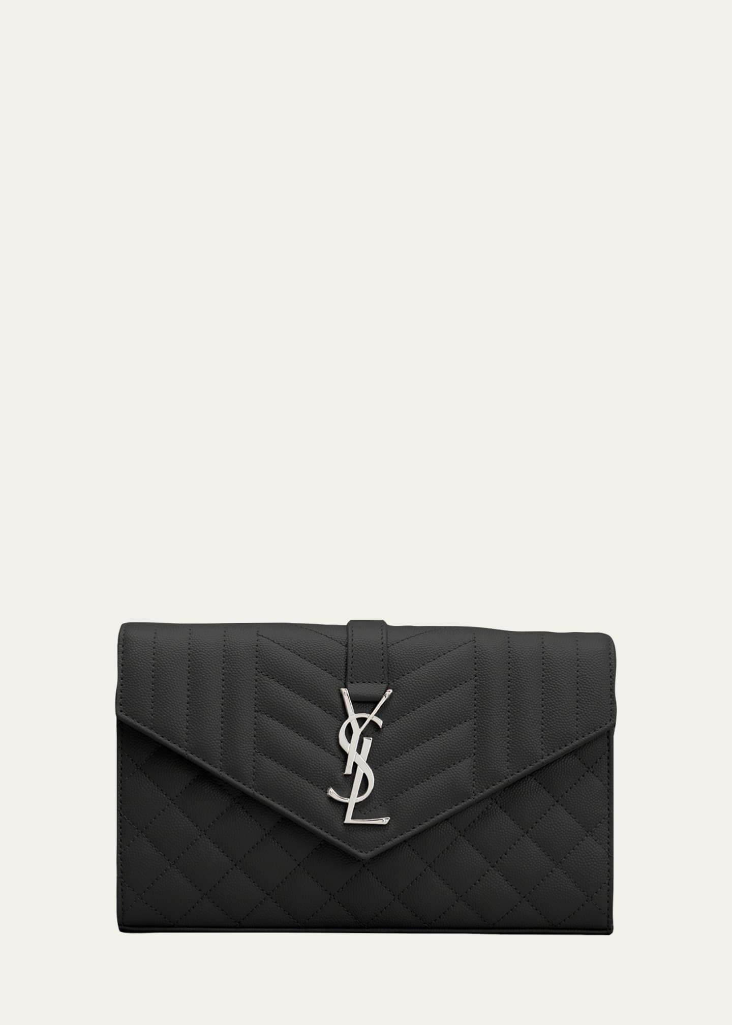 Saint Laurent YSL Quilted Wallet on Chain Bergdorf Goodman