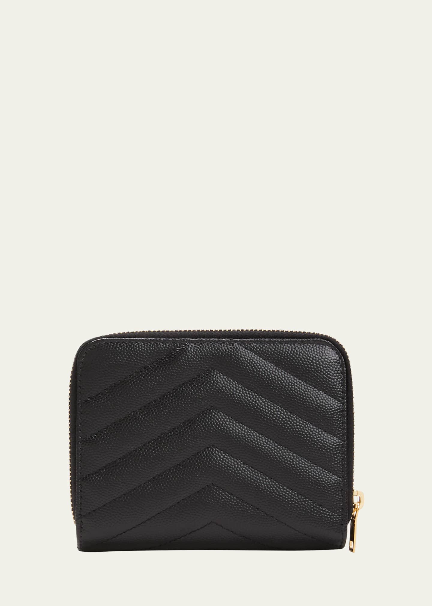 折りたたみ財布 Saint Laurent Compact Monogram Quilted Zipper Wallet Saint Laurent YSL Quilted Bifold Compact Wallet - Bergdorf